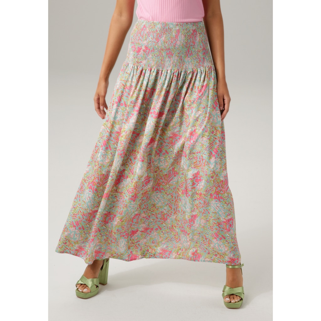 Aniston CASUAL Sommerkleid, auch als Maxirock tragbar - NEUE KOLLEKTION