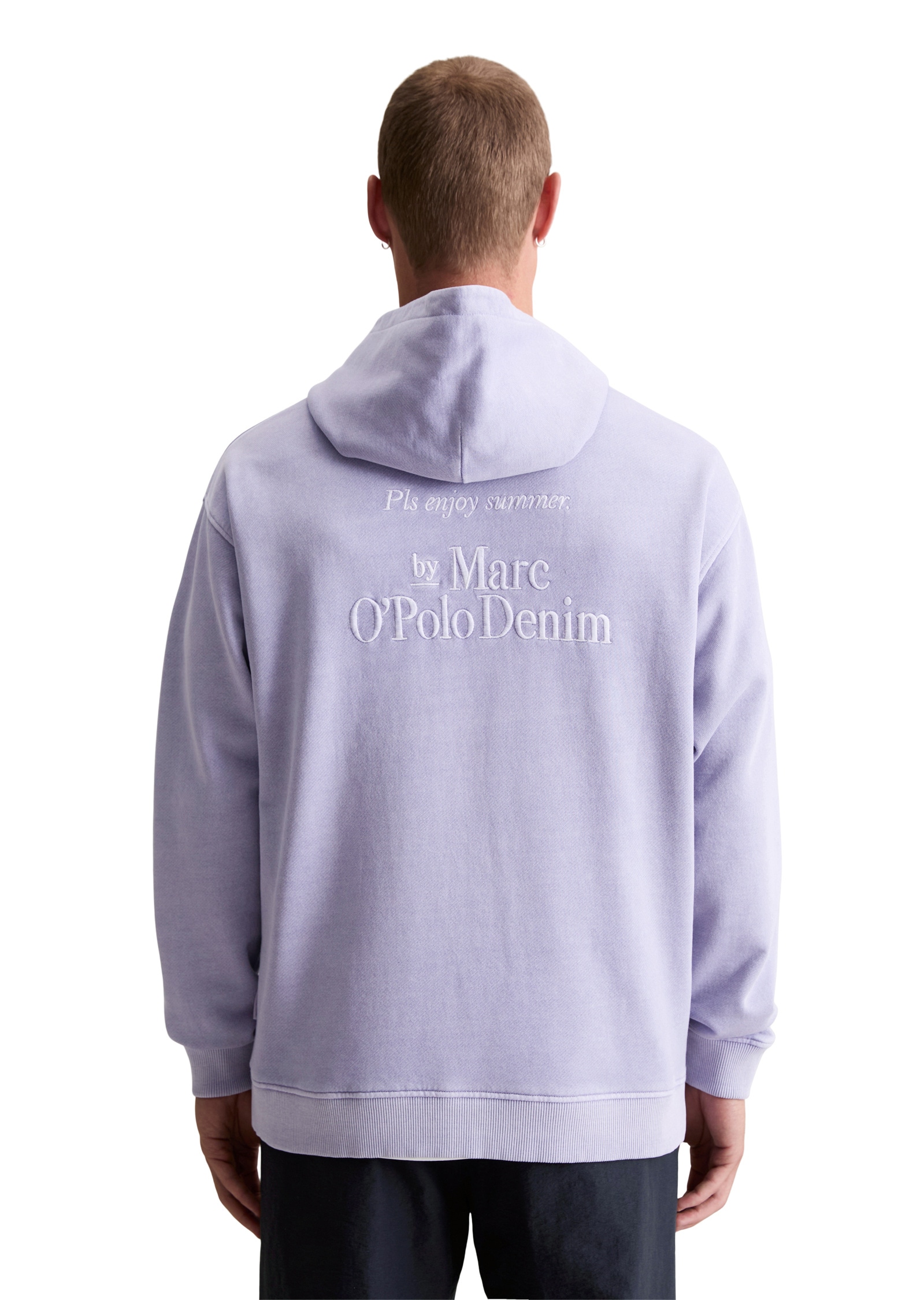 Marc O'Polo DENIM Sweatshirt »aus recycelter Baumwolle«