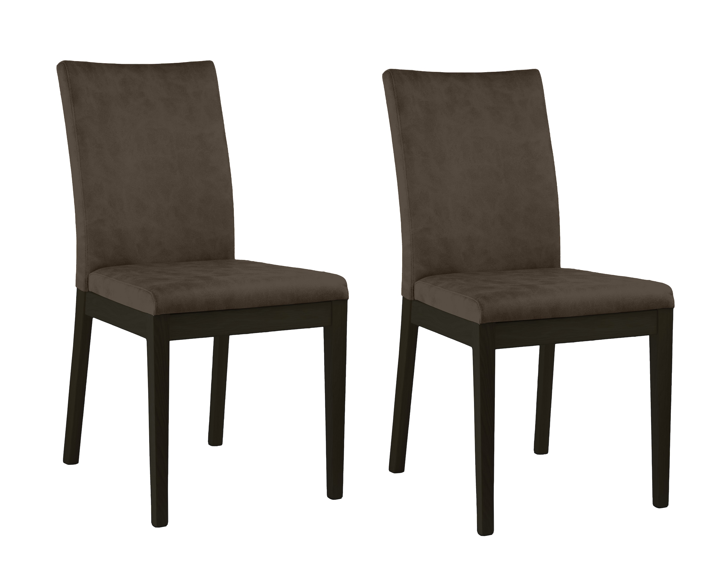 Home affaire 4-Fußstuhl "Dendres" (Set) 2 Stk. Microfaser Sitz und Ruecken günstig online kaufen