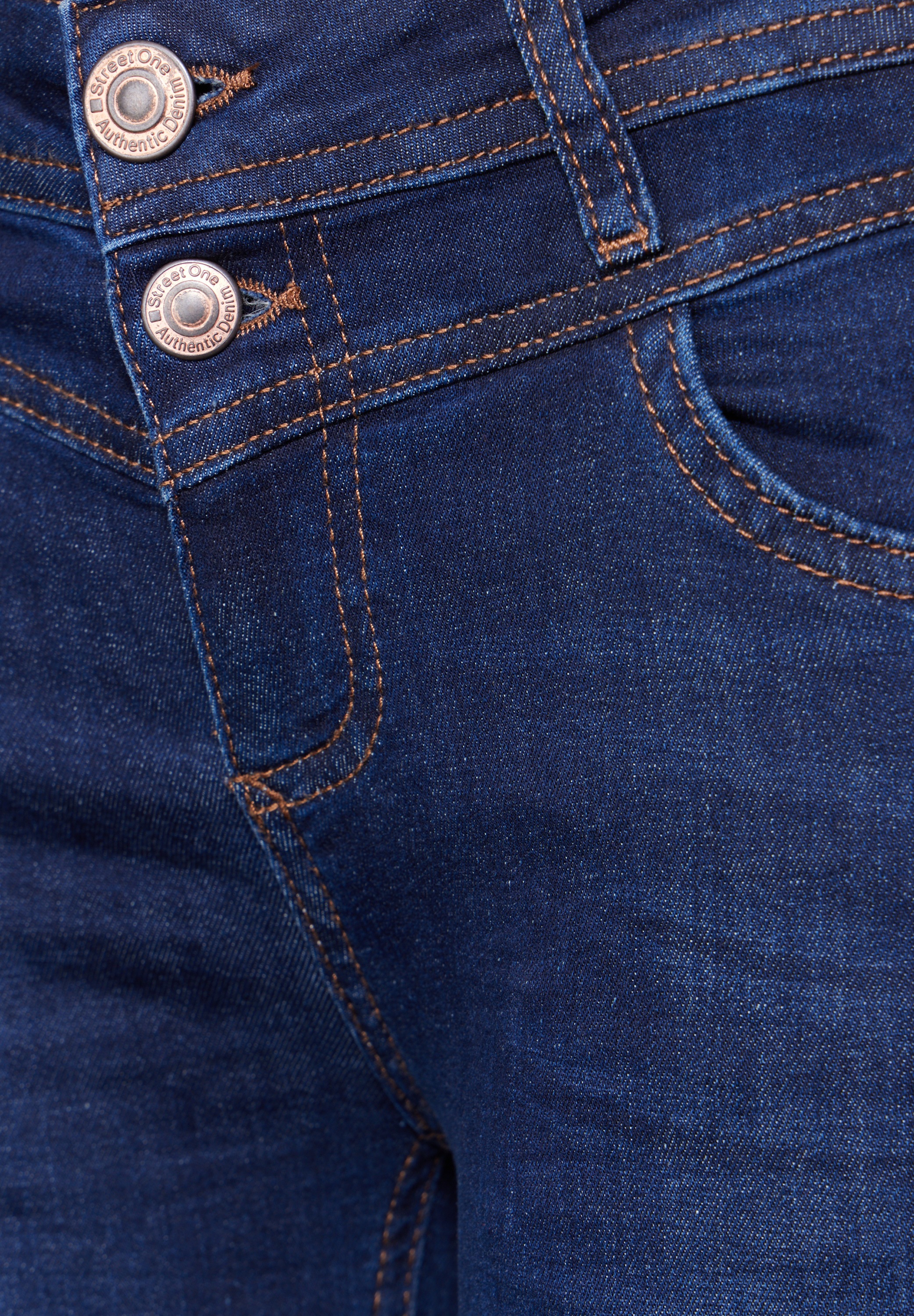 STREET ONE Slim-fit-Jeans, Middle Waist