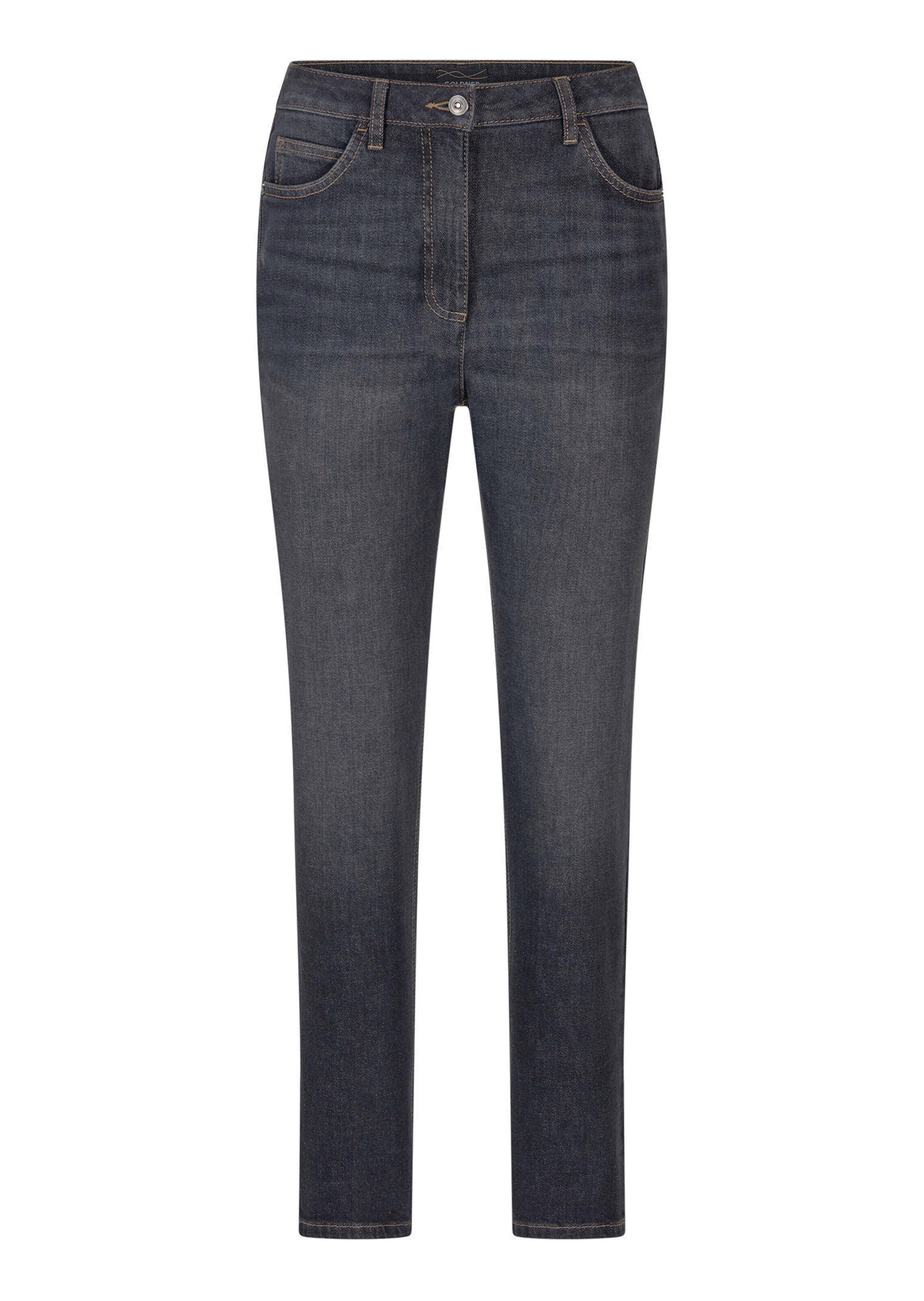 GOLDNER Regular-fit-Jeans "Baumwoll-Stretch Mom Jeans SARA" stretchbequeme Quälität