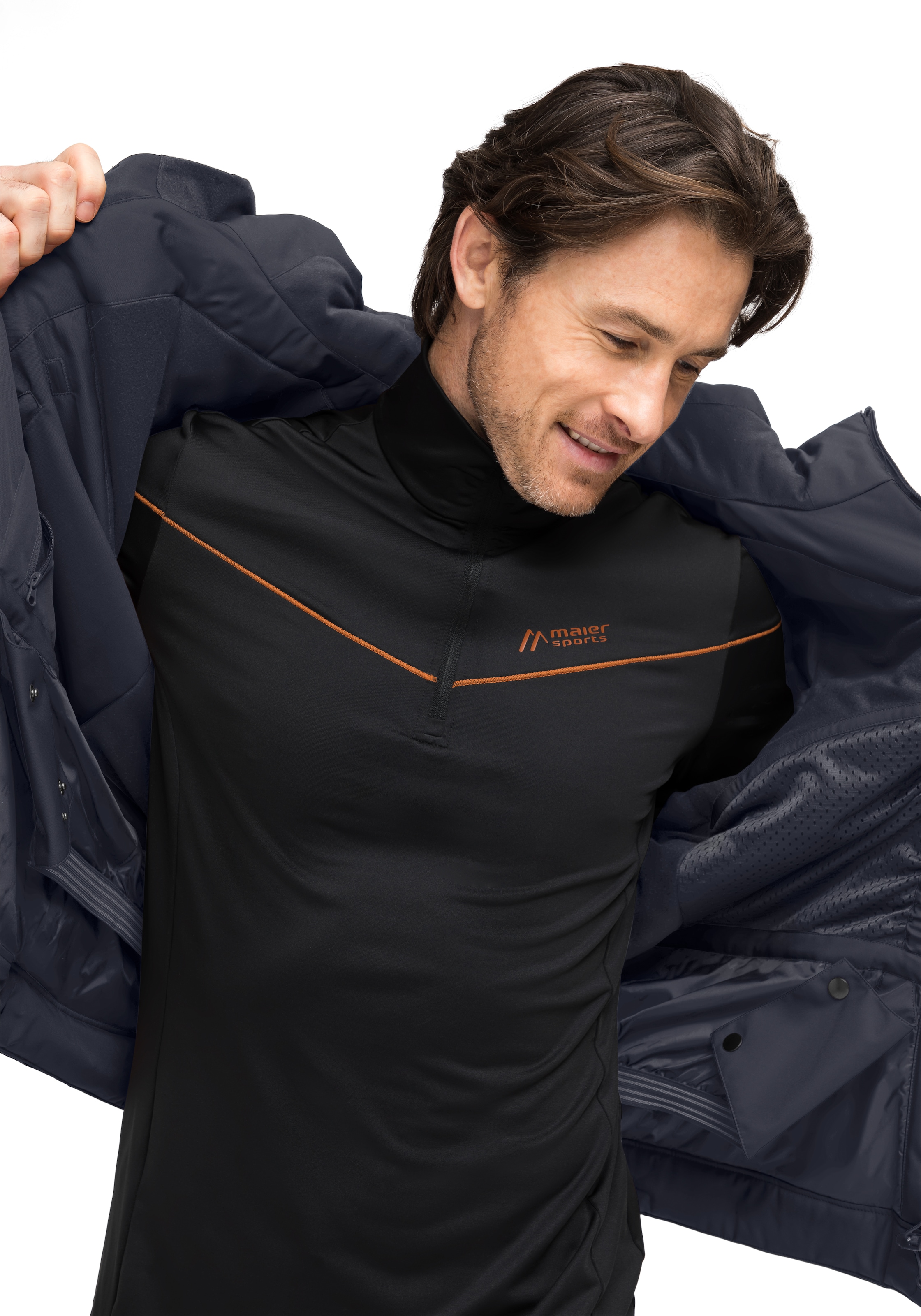 Maier Sports Langarmshirt »Nago BAUR Midlayer 2.0«, bestellen | mit viel Bewegungsfreiheit ▷ Warmer