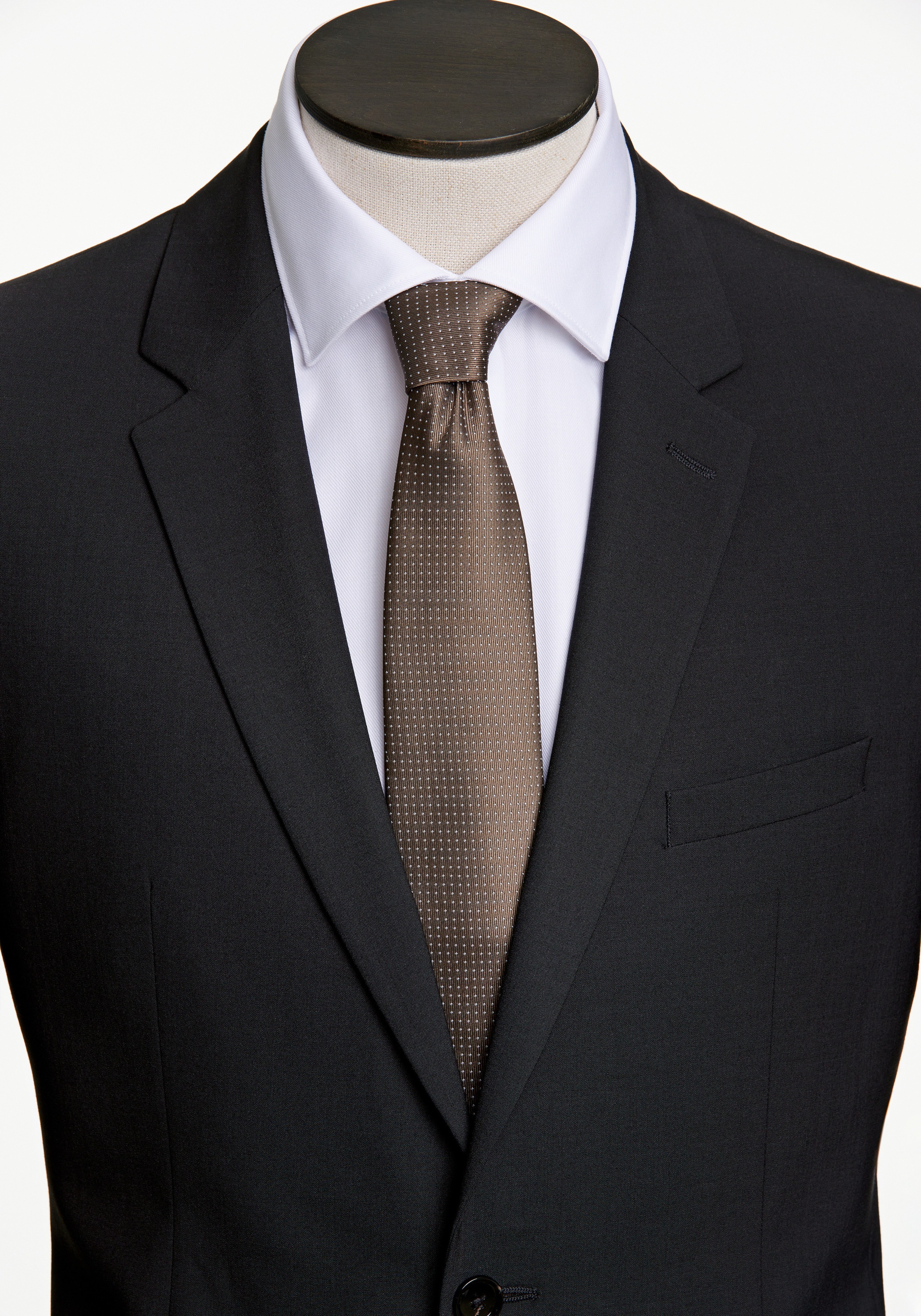 LINDBERGH Herren Krawatte "Lindbergh Krawatte", beige, Kunstfaser, Krawatten