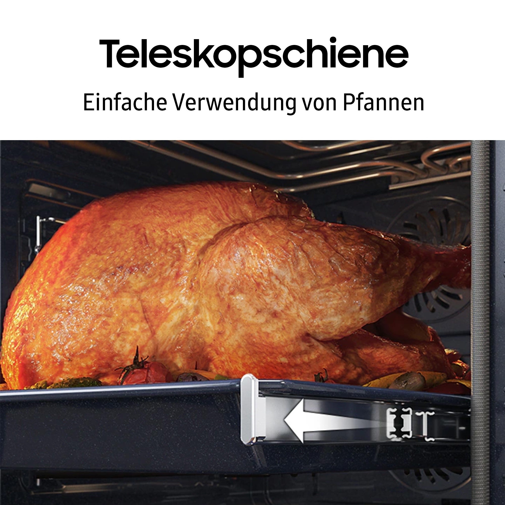 Samsung Einbaubackofen »NV7B4550VAS/U1« mit Pyrolyse-Selbstreinigung Dual Cook Flex