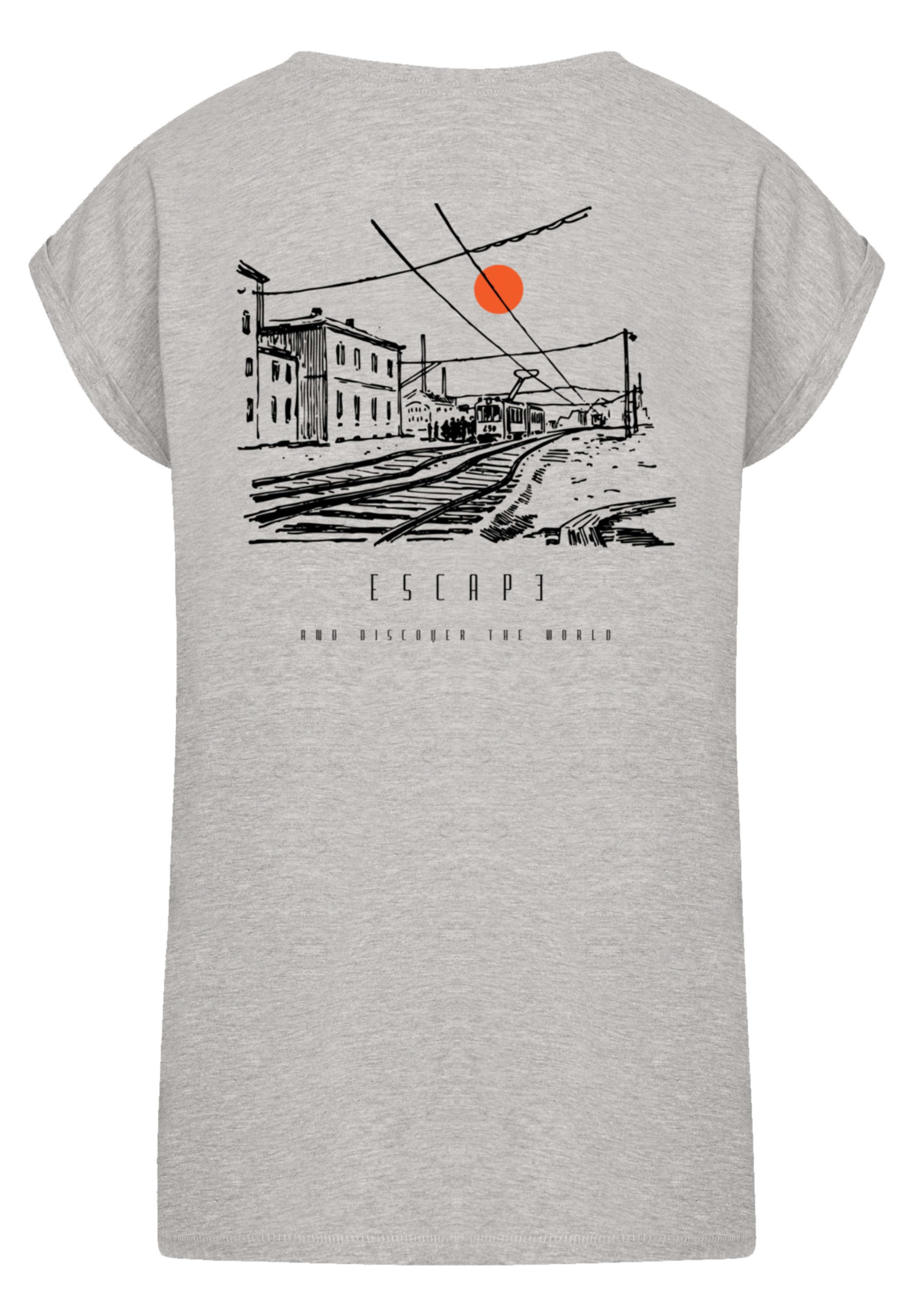 F4NT4STIC T-Shirt »Discover the World Train Station«, Premium Qualität, ESCAPE Collection
