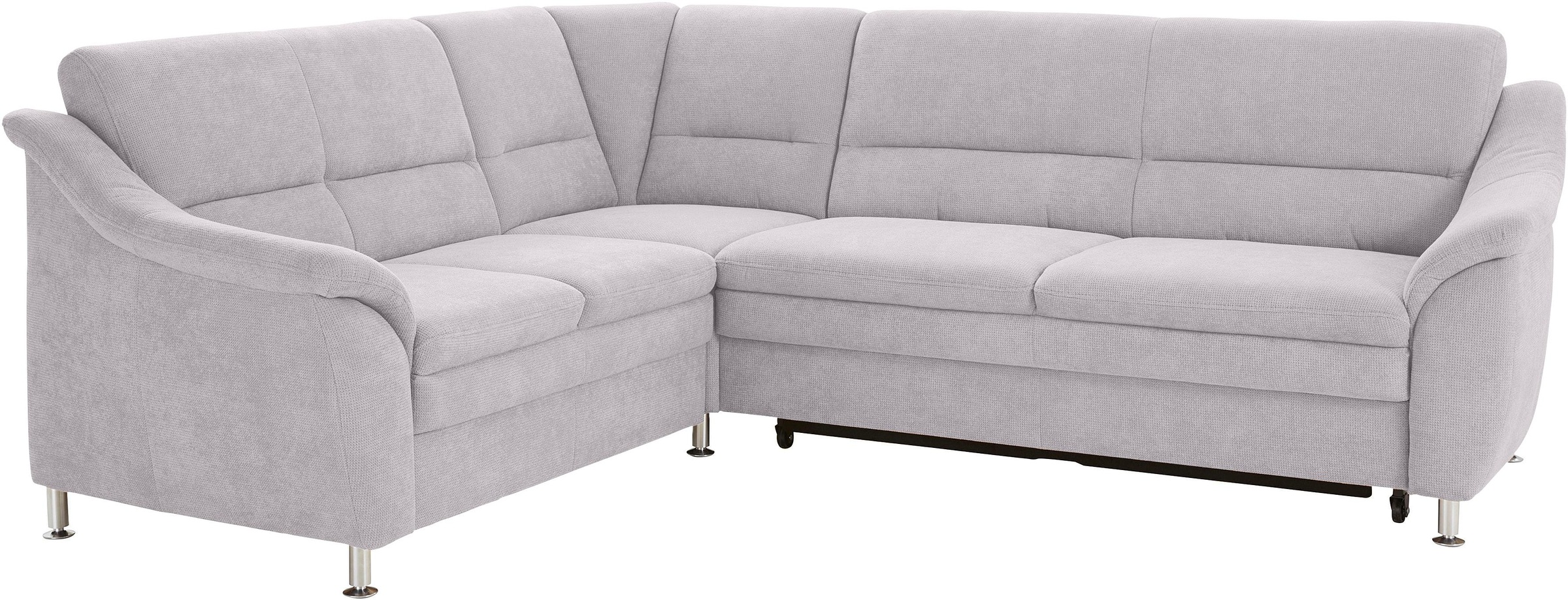 sit&more Ecksofa »Cardoso L-Form«, mit Federkern, wahlweise mit Bettfunktion und Schubkasten