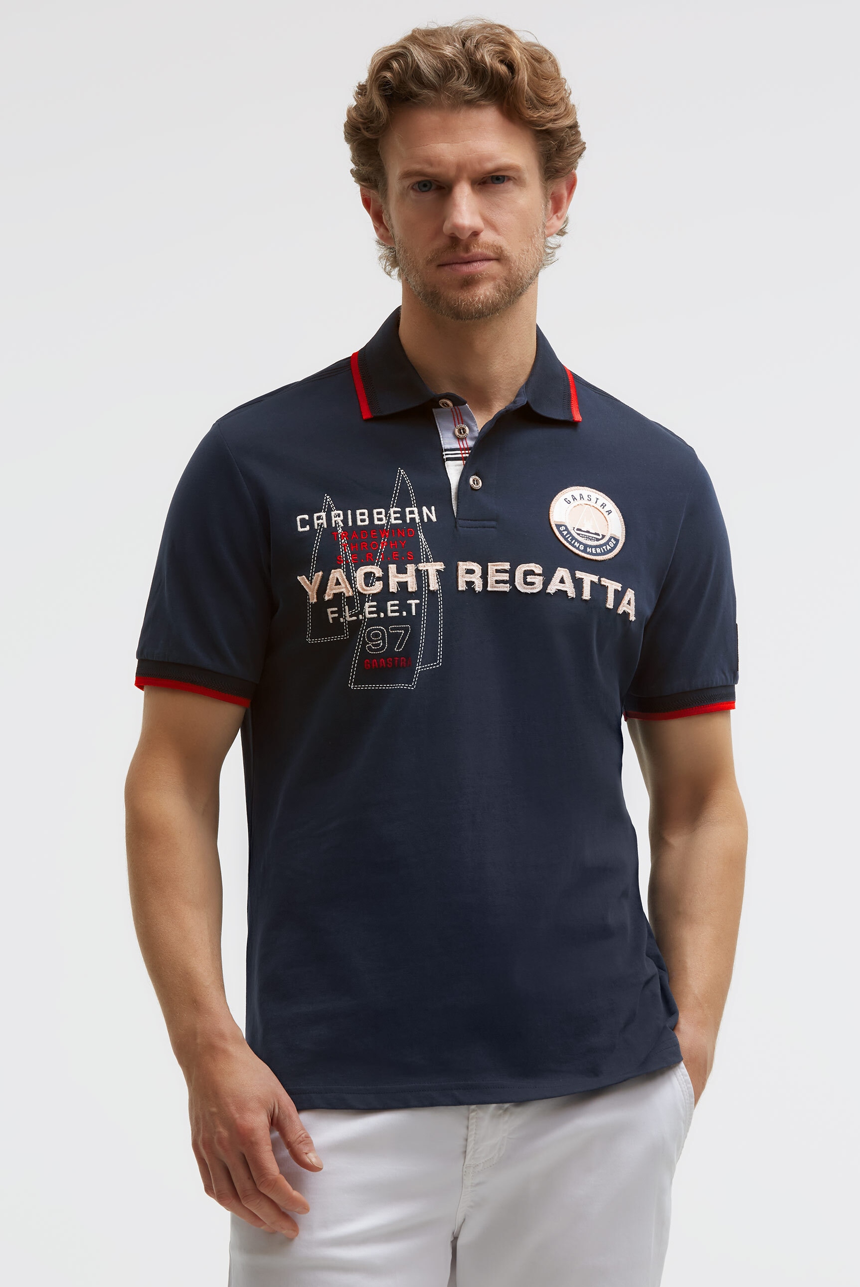 Gaastra Poloshirt mit Baumwolle