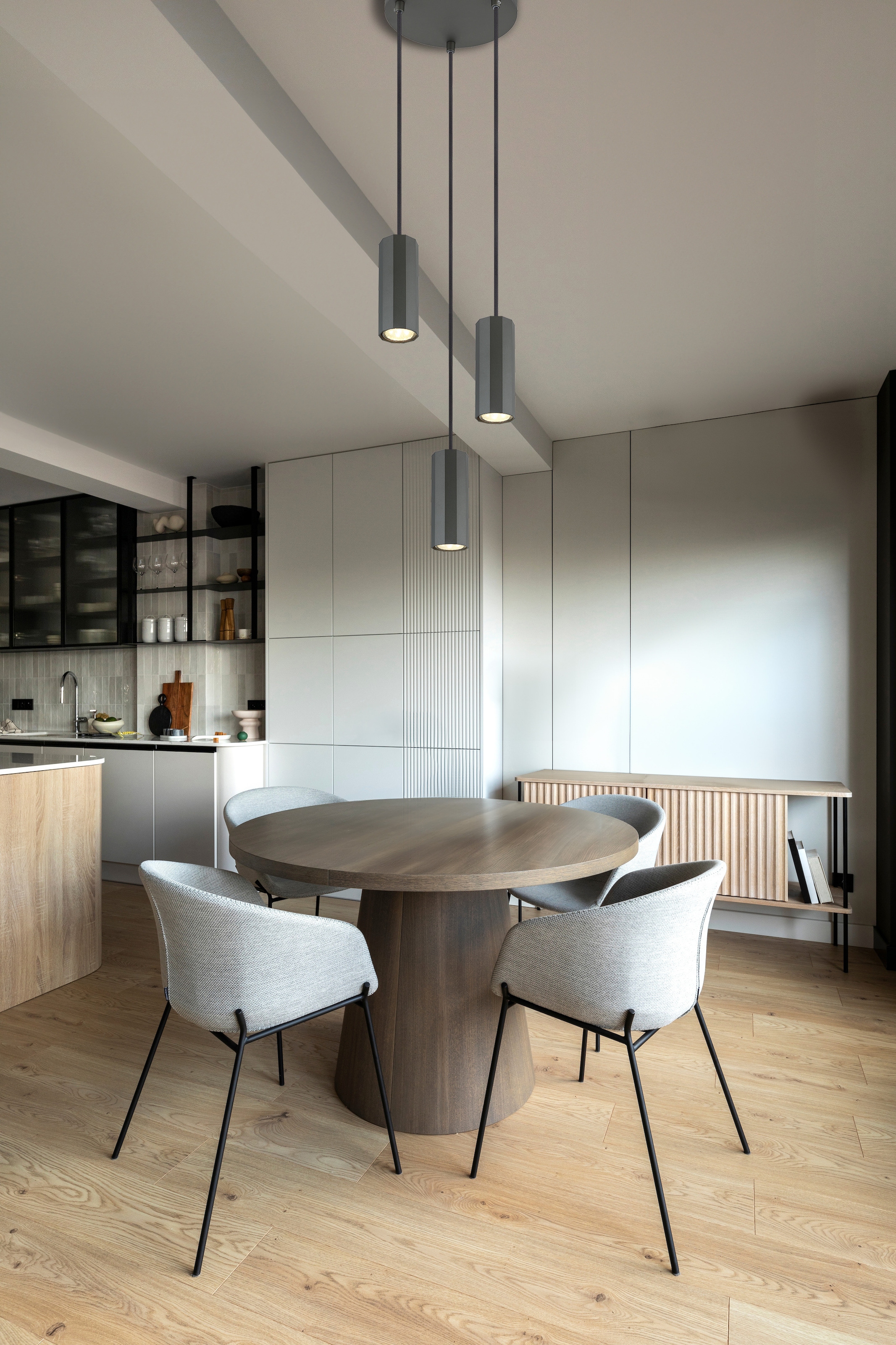 GLOBO LIGHTING Hängeleuchte »JAMES« GU10 1 Stk. Hängeleuchte mit Aluminium, GU10 Fassung, höhenverstellbar