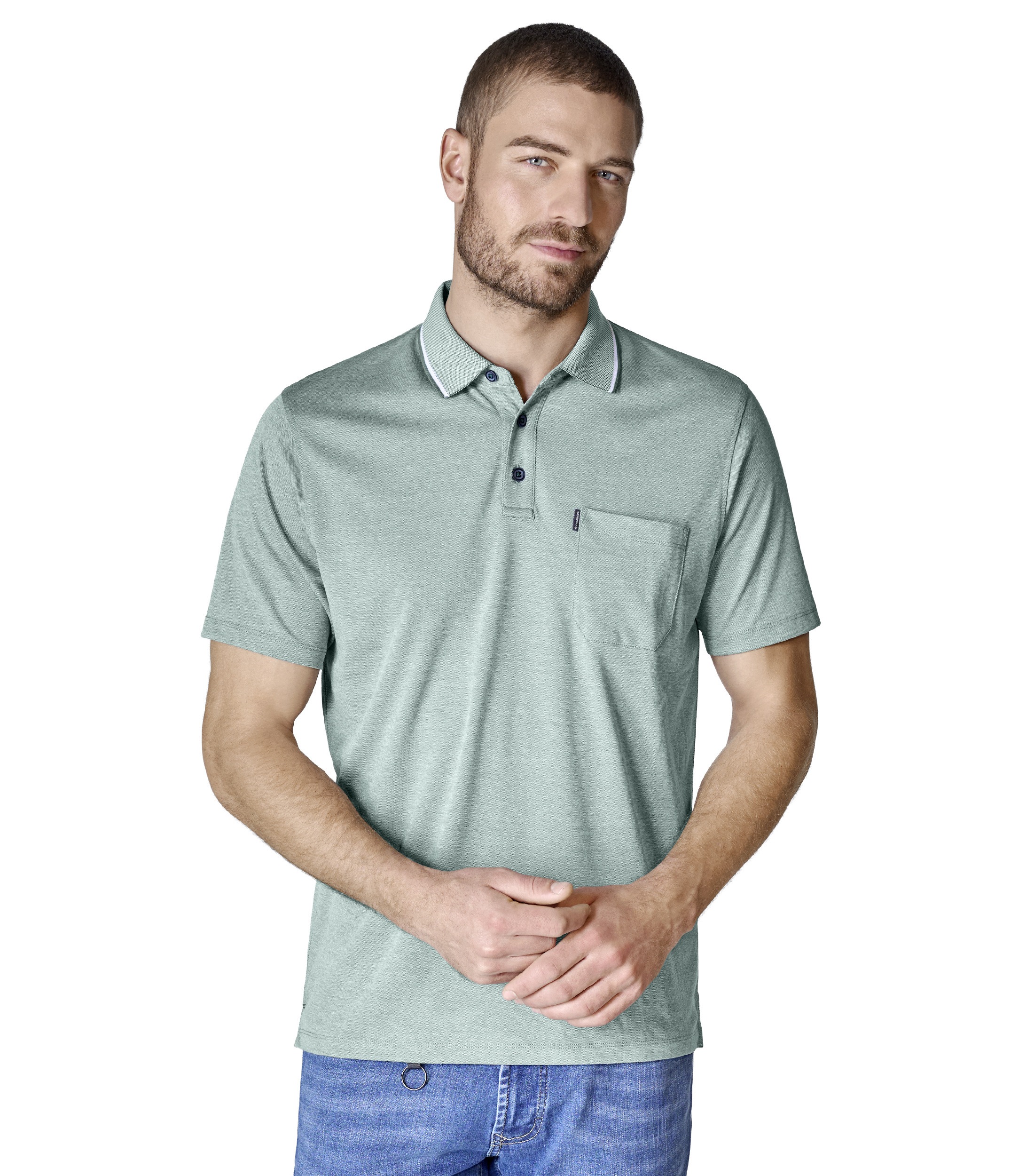 CASAMODA Poloshirt "CASAMODA Polo-Shirt uni"
