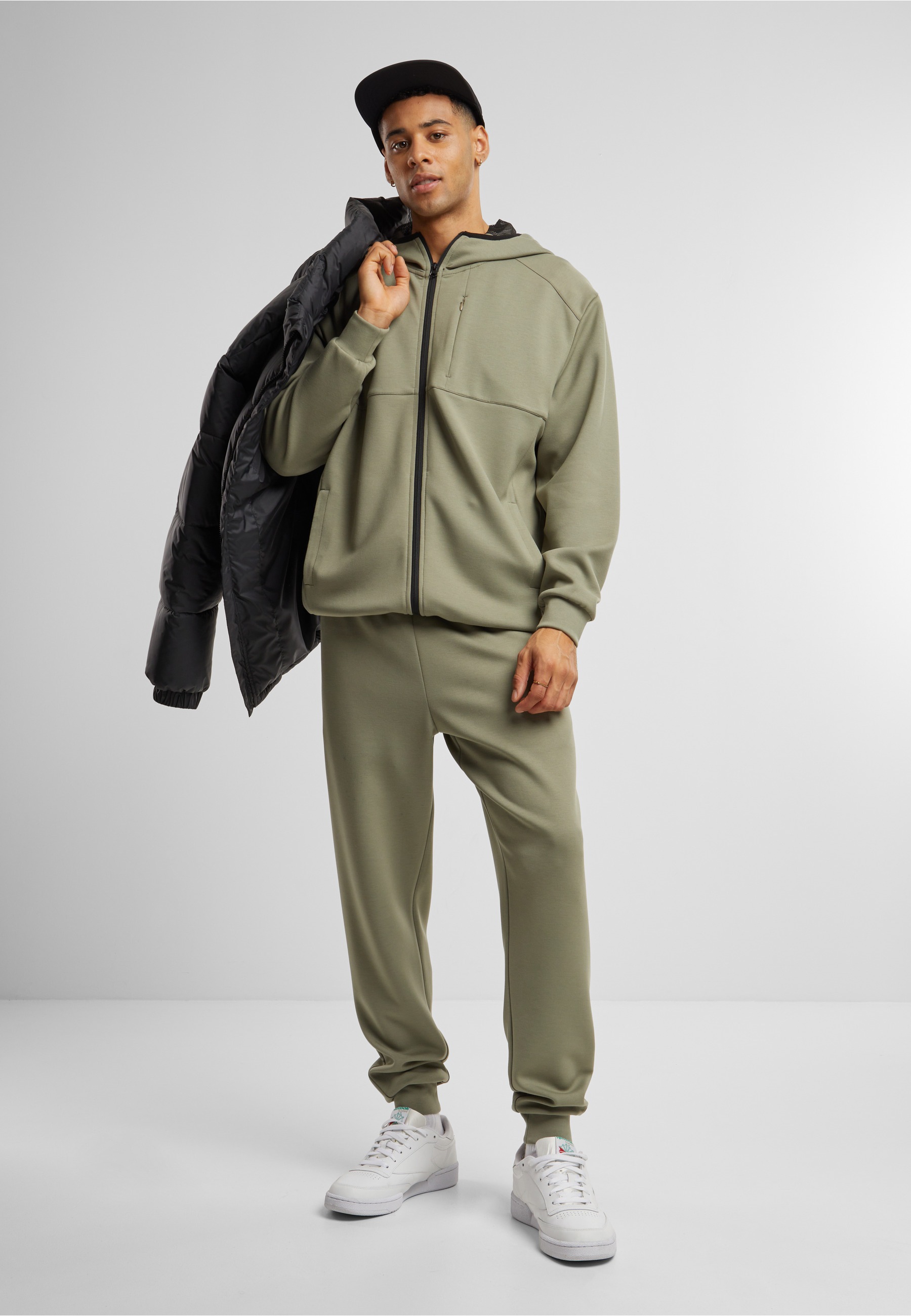 URBAN CLASSICS Kapuzenpullover »Urban Classics Scuba Zip Pocket Hoody« 1