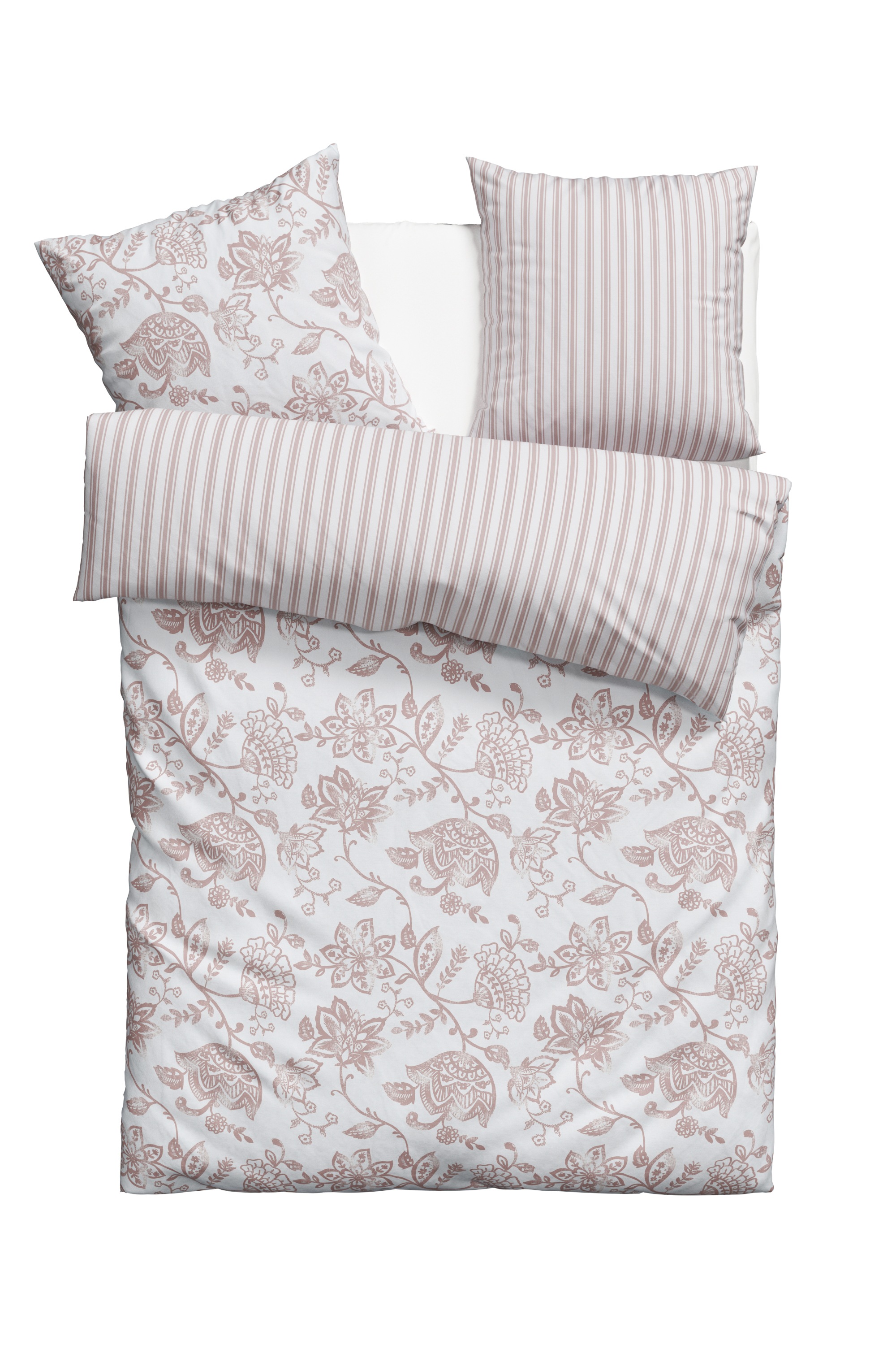andas Wendebettwäsche "Nordby" 2 Stk. tlg. Bettwäsche aus Baumwolle, skandi günstig online kaufen