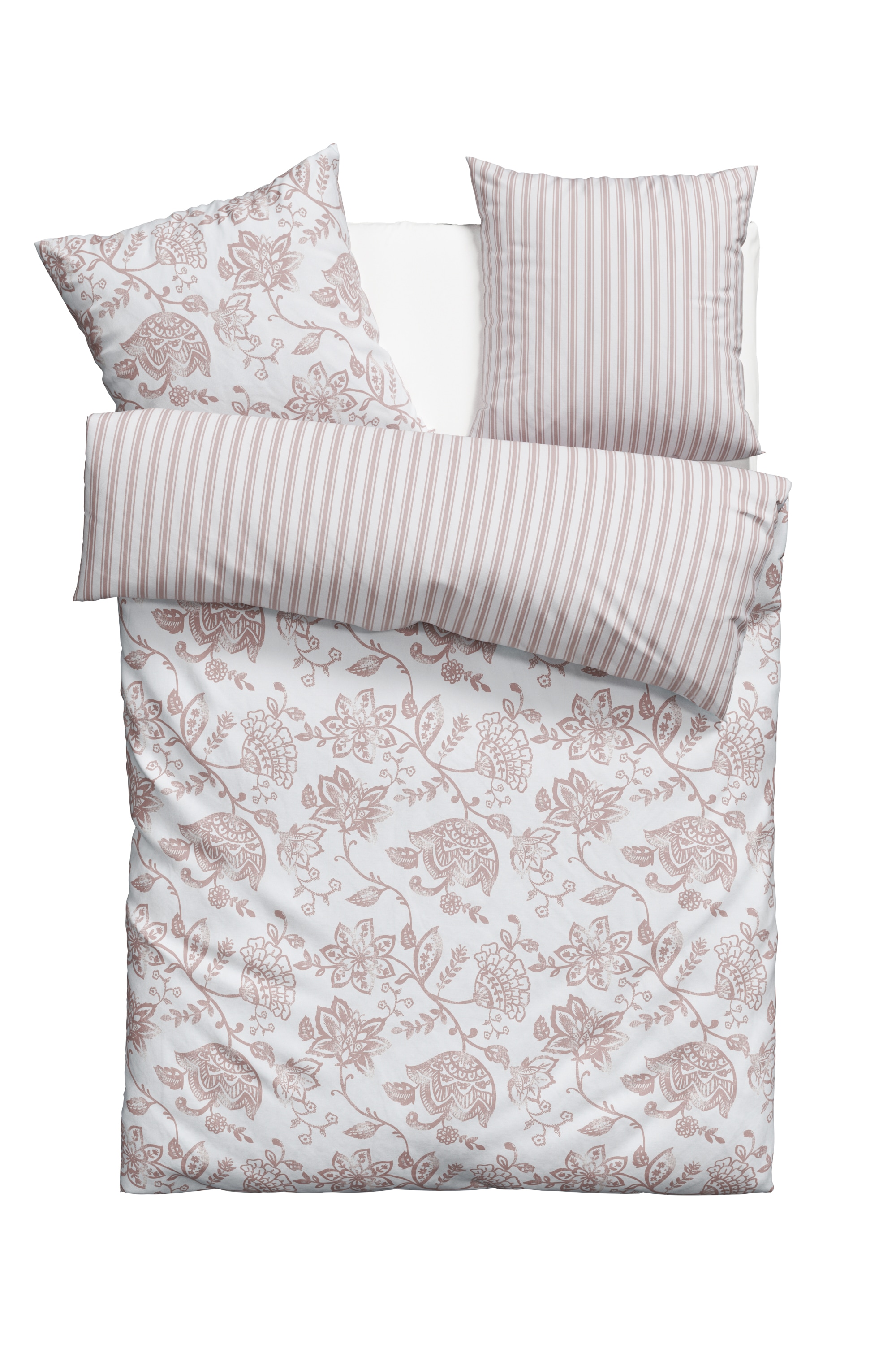 andas Wendebettwäsche "Nordby" 2 tlg. Bettwäsche aus Baumwolle, skandinavis günstig online kaufen