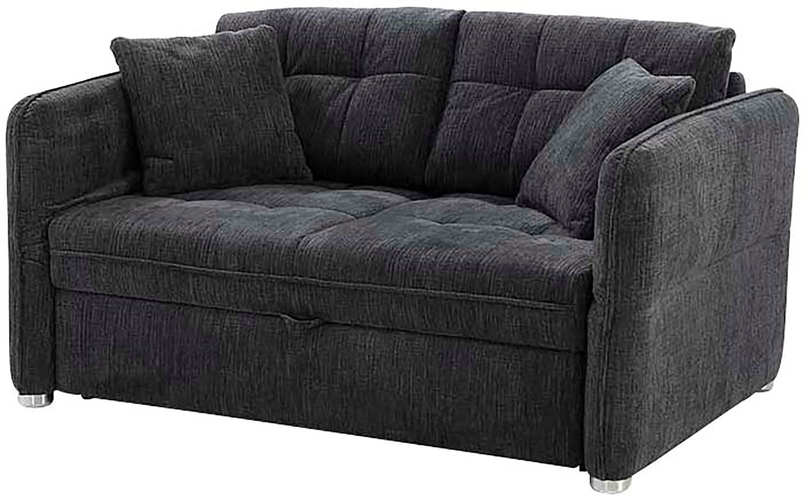 Jockenhöfer Gruppe Schlafsofa "Leon, B: 147 - 187 cm, Liegefl. 120 - 160x200 cm, Breite wählbar" mit Schlaffunktion & Zierkissen, in 3 Breiten