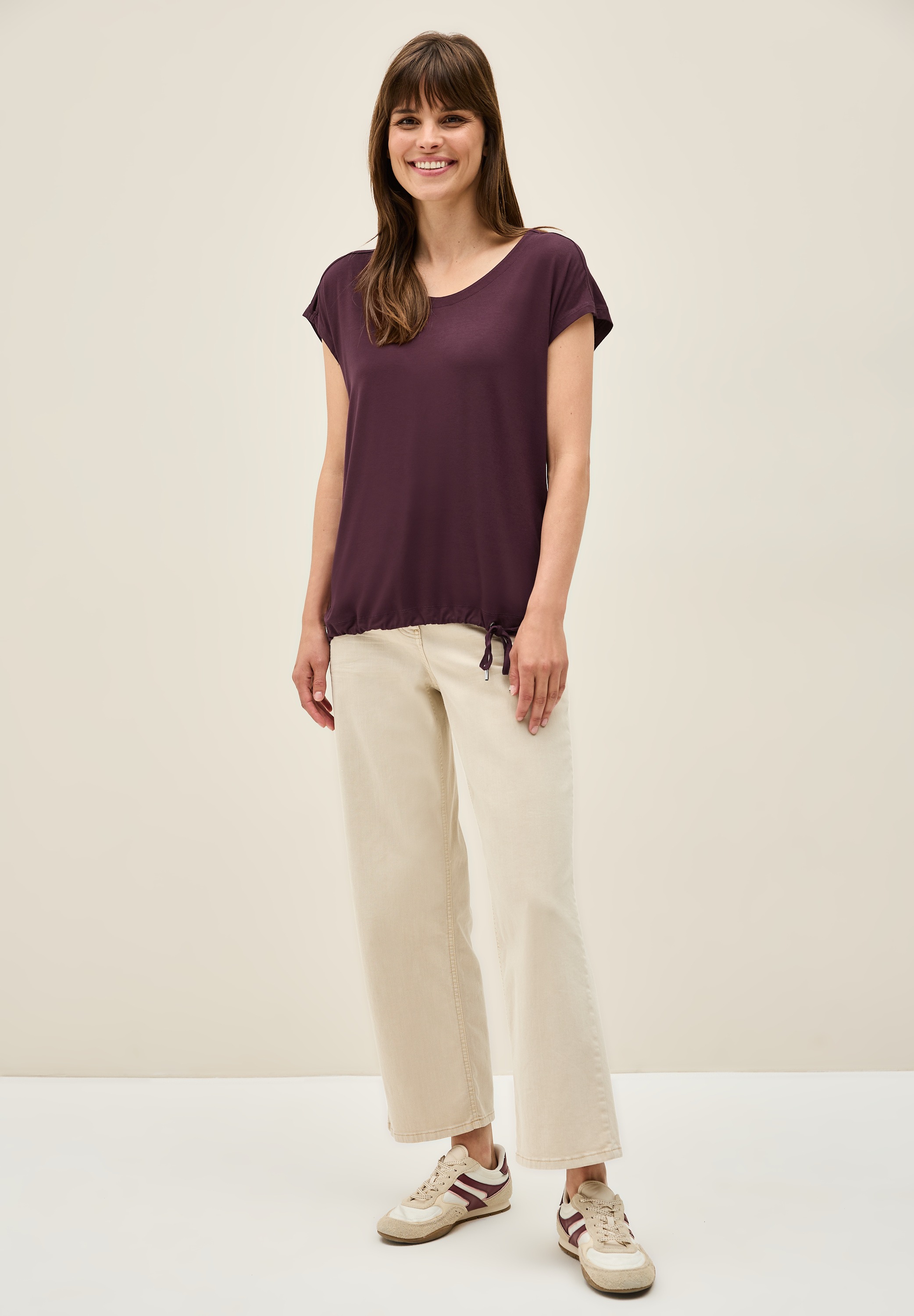 Cecil T-Shirt, aus softer Viskose