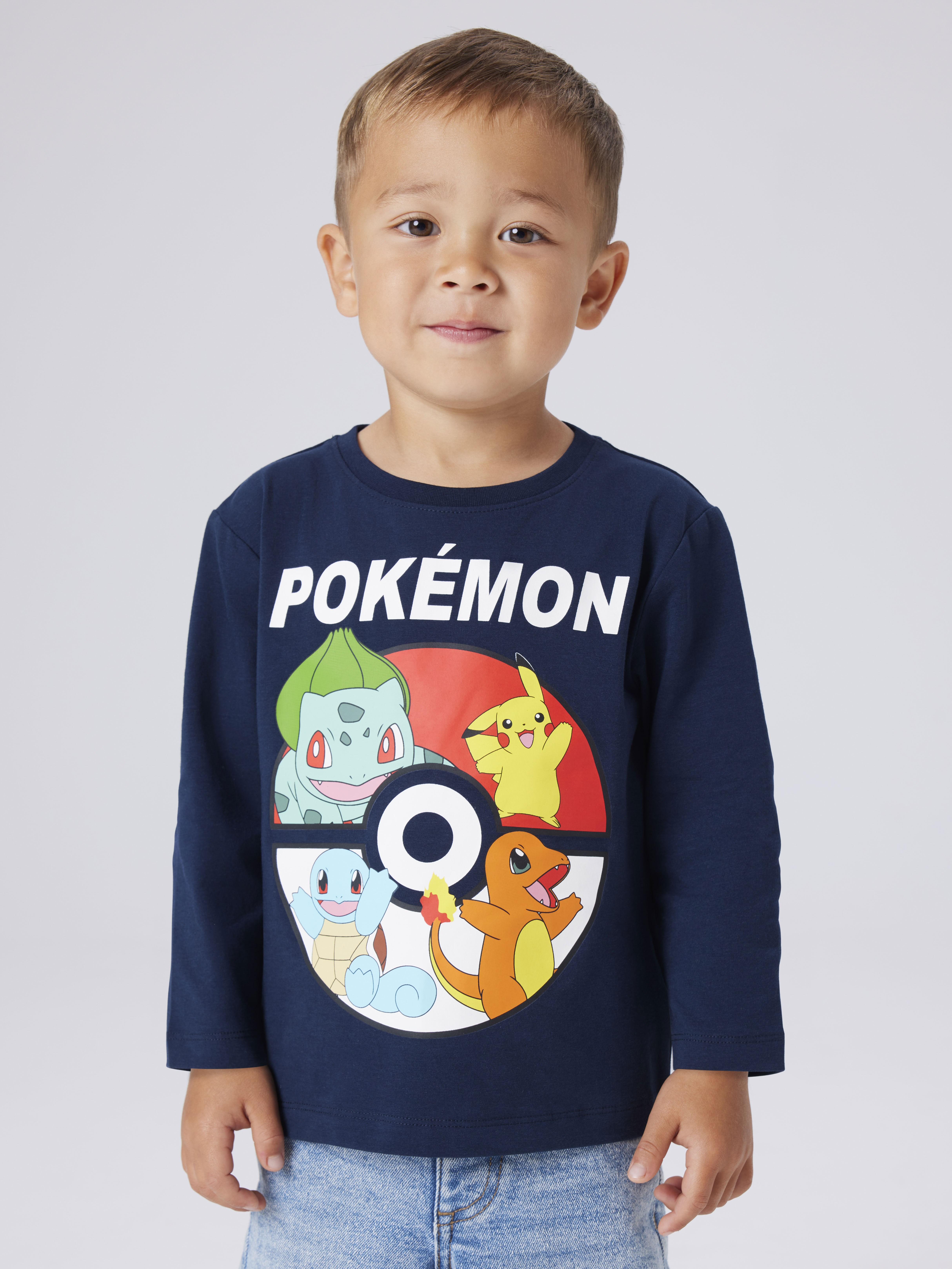 Name It T-Shirt "NMMJUICE POKEMON LS NREG TOPBOX NOOS SKY"