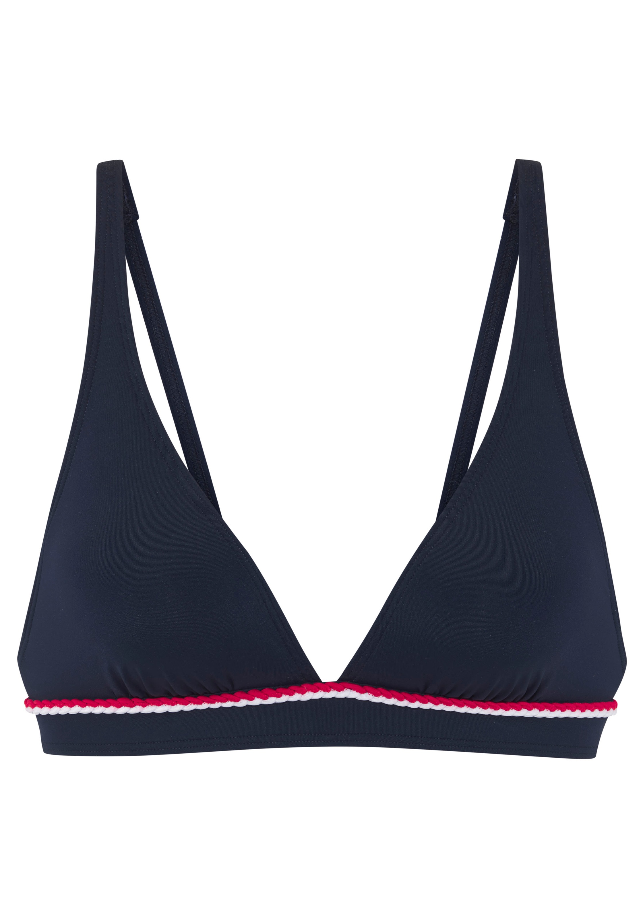 s.Oliver Triangel-Bikini-Top "Junis", mit geflochtener Kordel günstig online kaufen