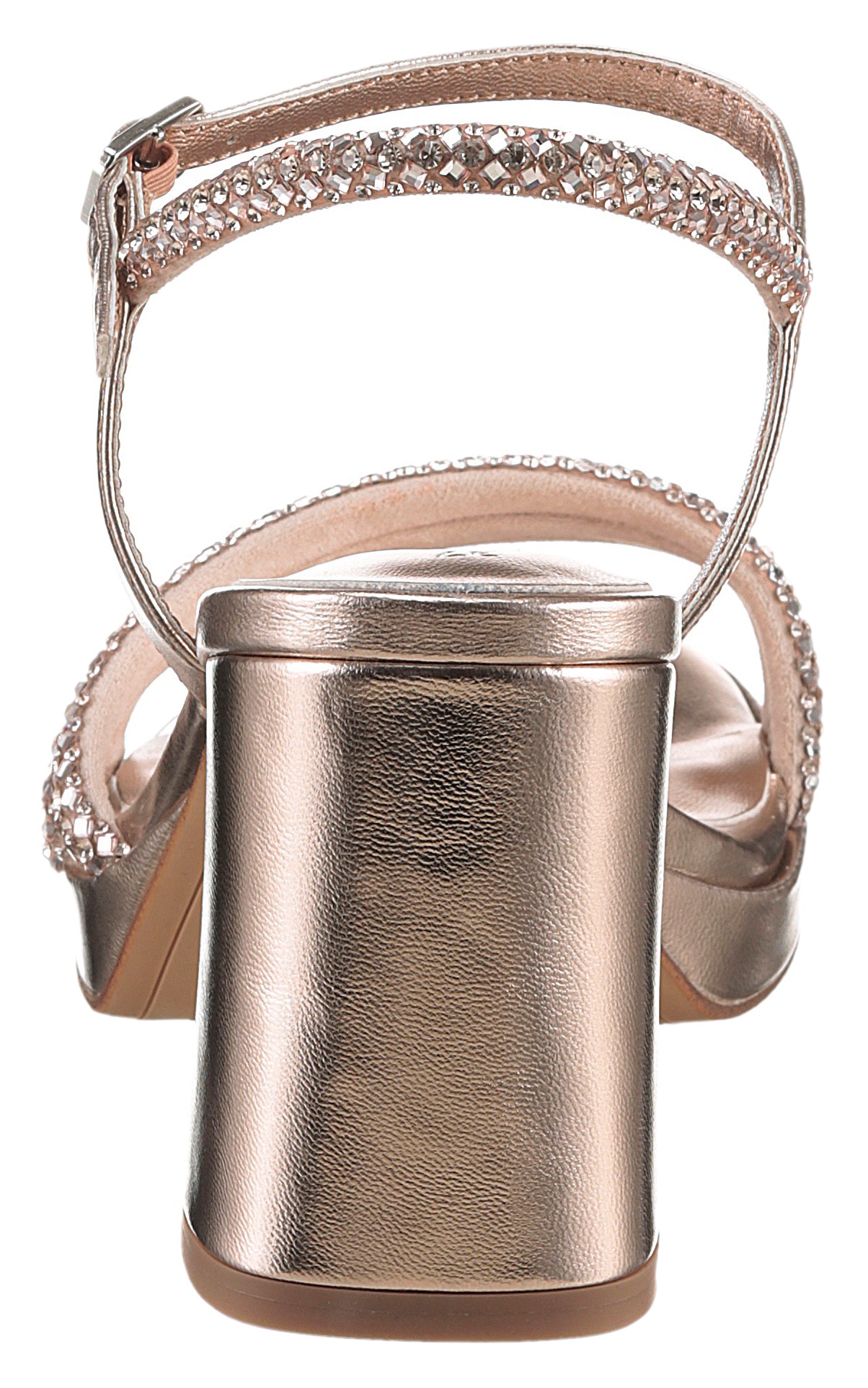 Tamaris Sandalette, Blockabsatz, Abendschuh, Festtagsschuh, funkelnde Stras günstig online kaufen