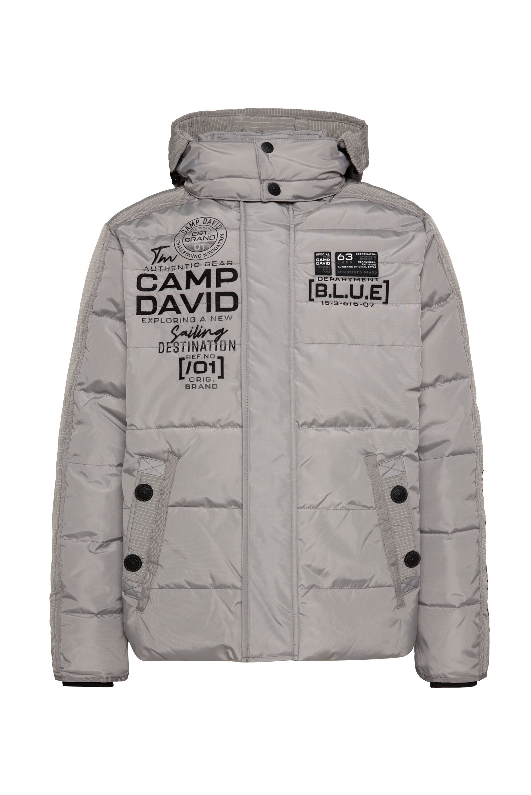 CAMP DAVID Winterjacke, mit Kapuze, mit abtrennbarer Kapuze