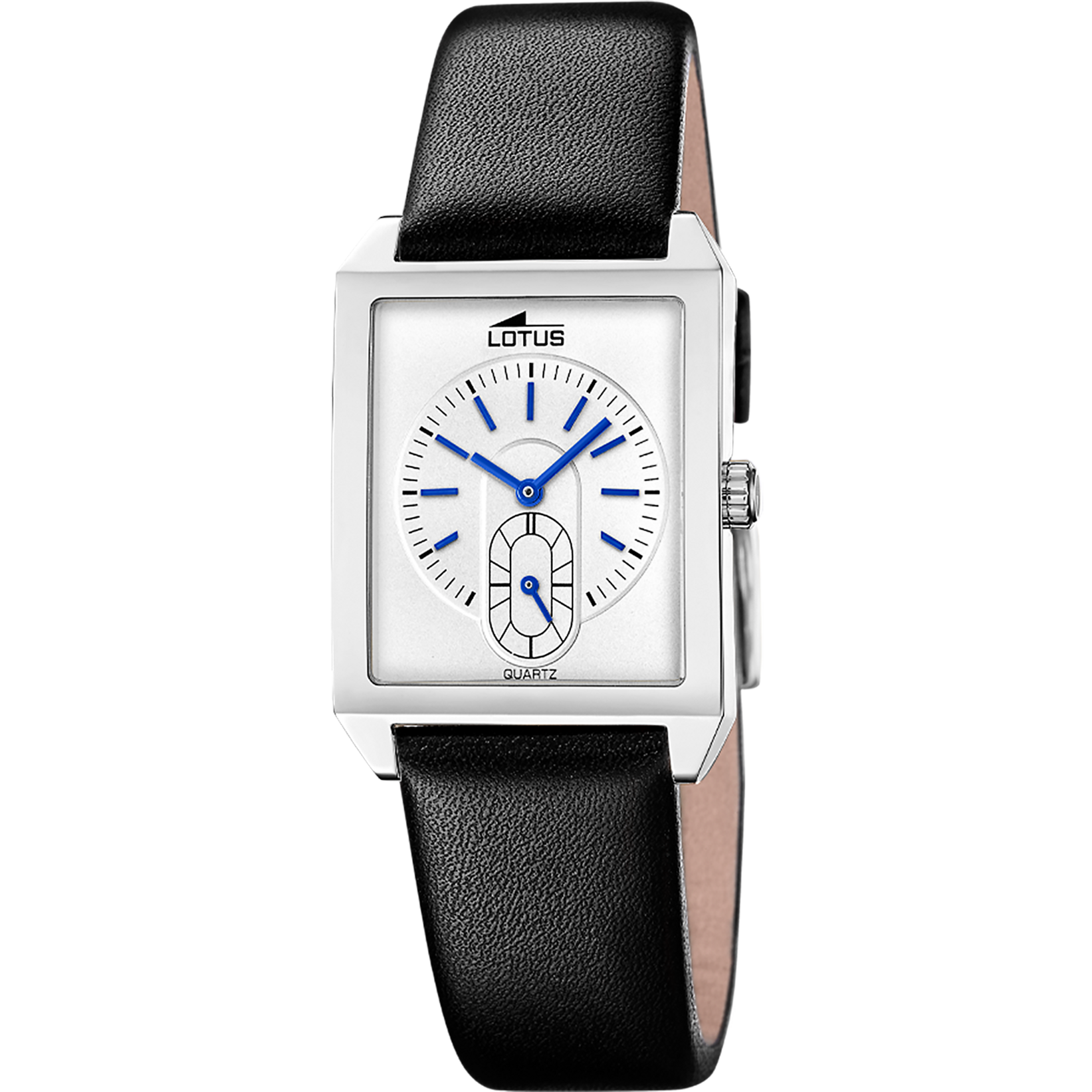 Lotus Quarzuhr »Square Series« Armbanduhr, Damenuhr, Herrenuhr, Lederarmband, analog