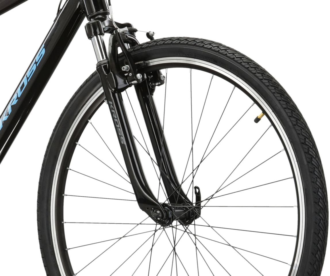 Kross Crossrad »KROSS Crossbike Evado 2.0 28" schwarz 21 Gänge«, 21 Gang, Shimano, ALTUS M310 Schaltwerk, Kettenschaltung