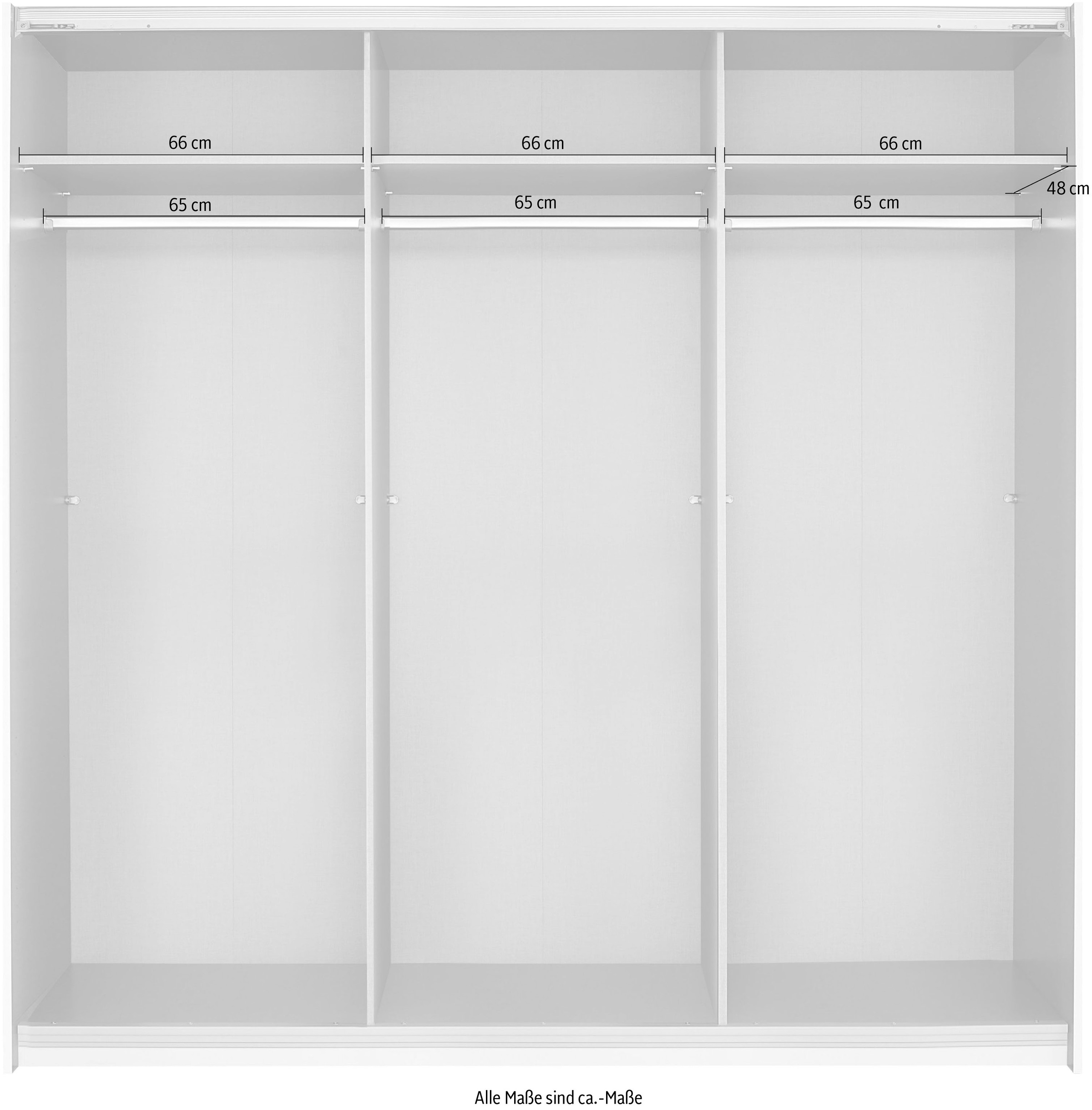 rauch Schwebetürenschrank »Oracle«, mit Spiegelfront