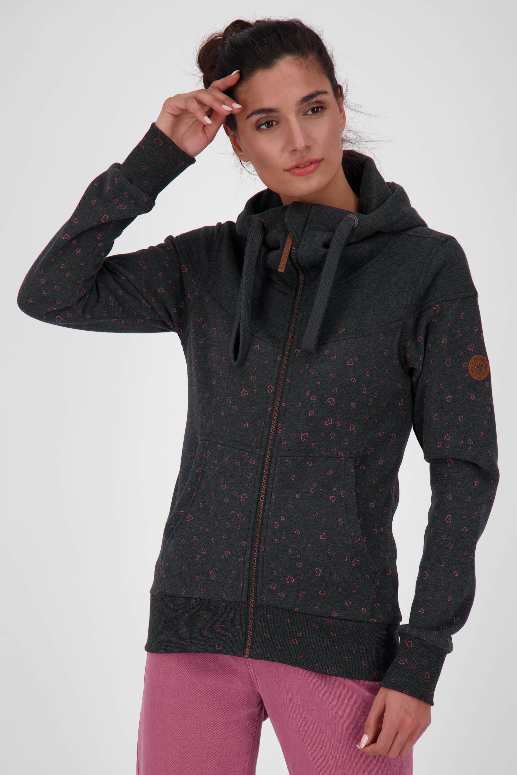 Alife & Kickin Kapuzensweatjacke "Damen PalinaAK B" günstig online kaufen