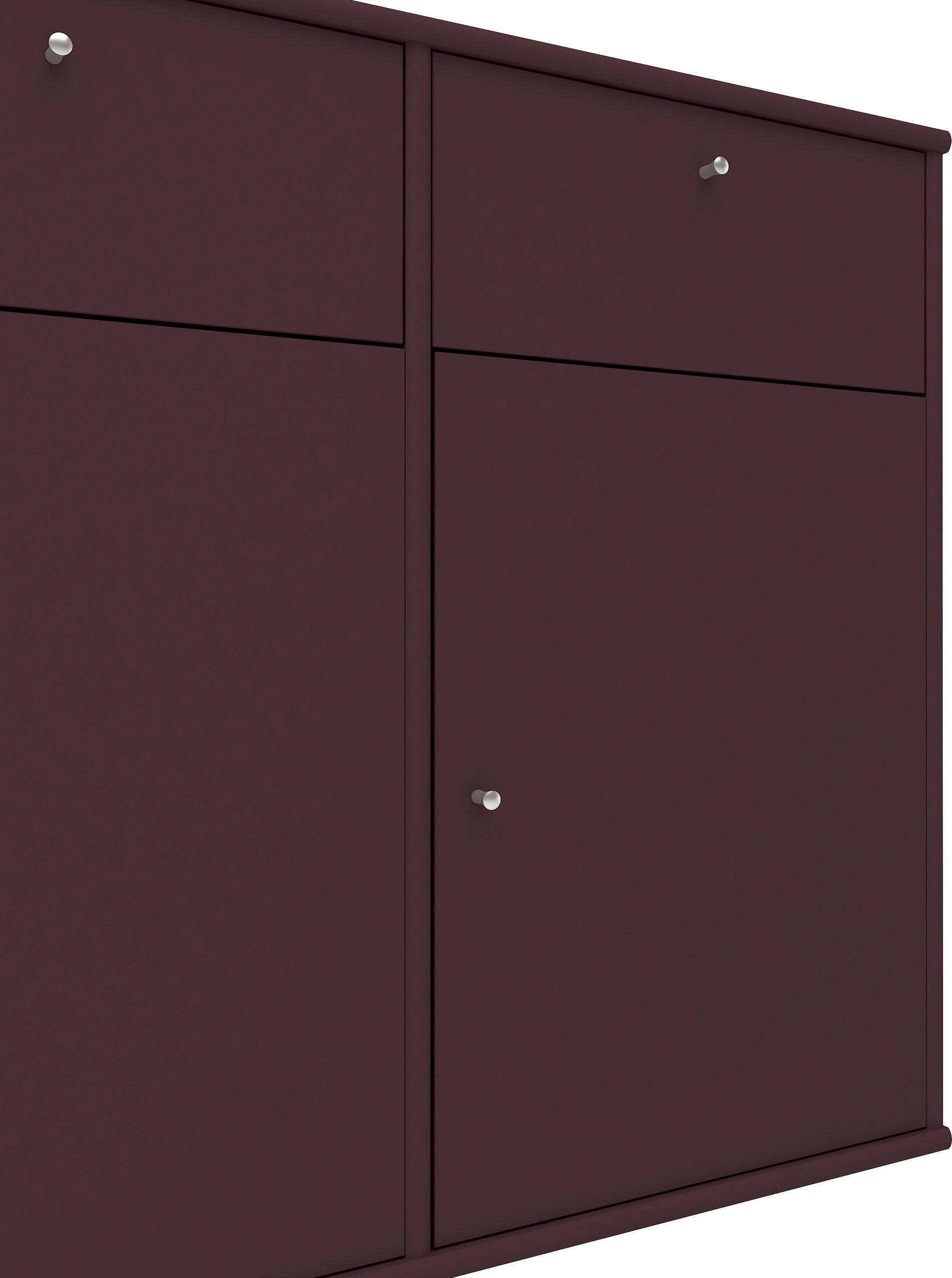 Hammel Furniture Sideboard »Mistral, Hochwertig Schrank, hängend/stehend montierbar«, mit Türen und Schubladen, B: 177 cm, anpassungsbar Designmöbel