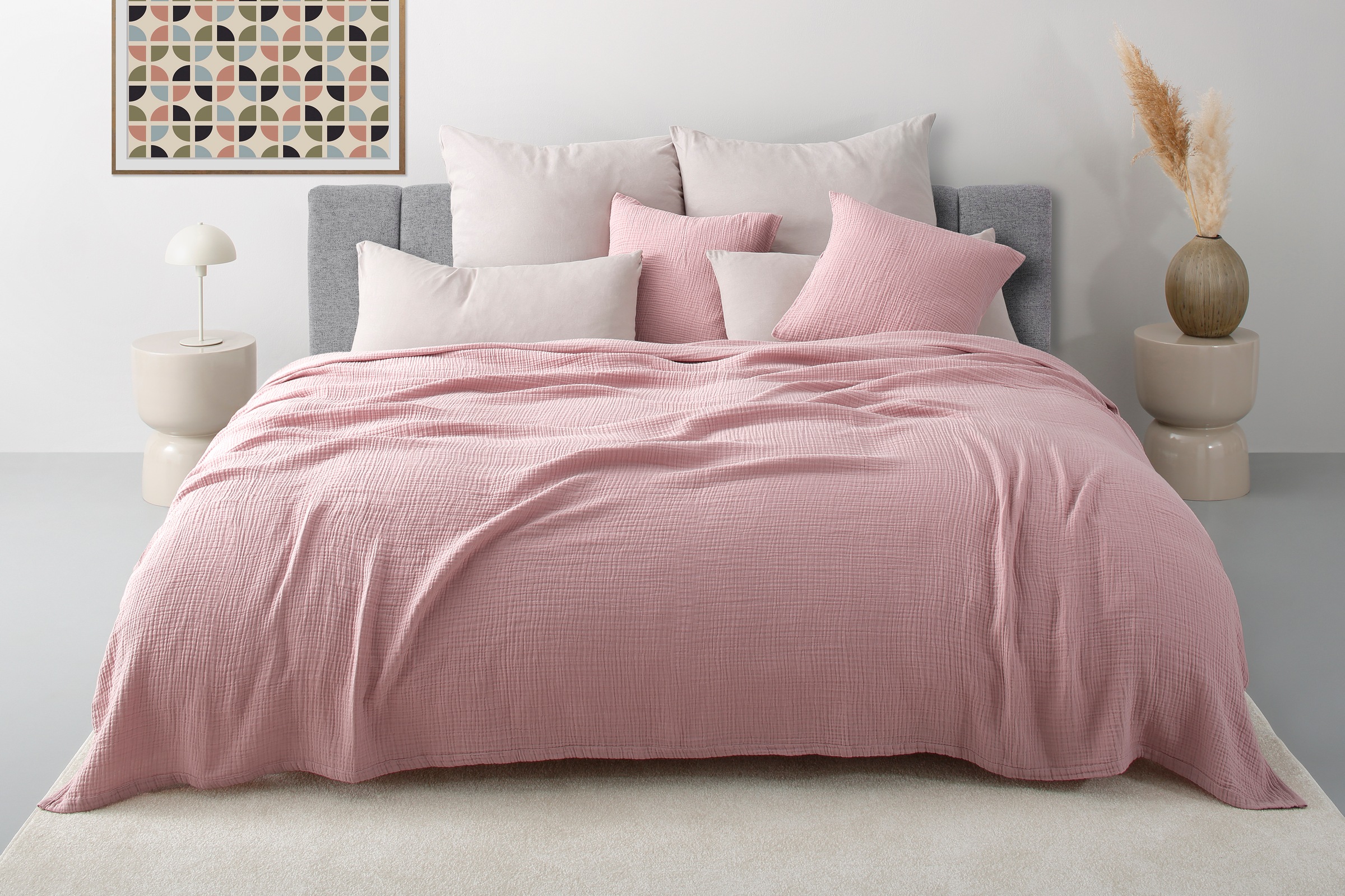 Thumbnail - OTTO home Kissenbezug "Bailee" weiche Musselin Qualität, viele Farben erhältlich, Bezug in 50x50 cm