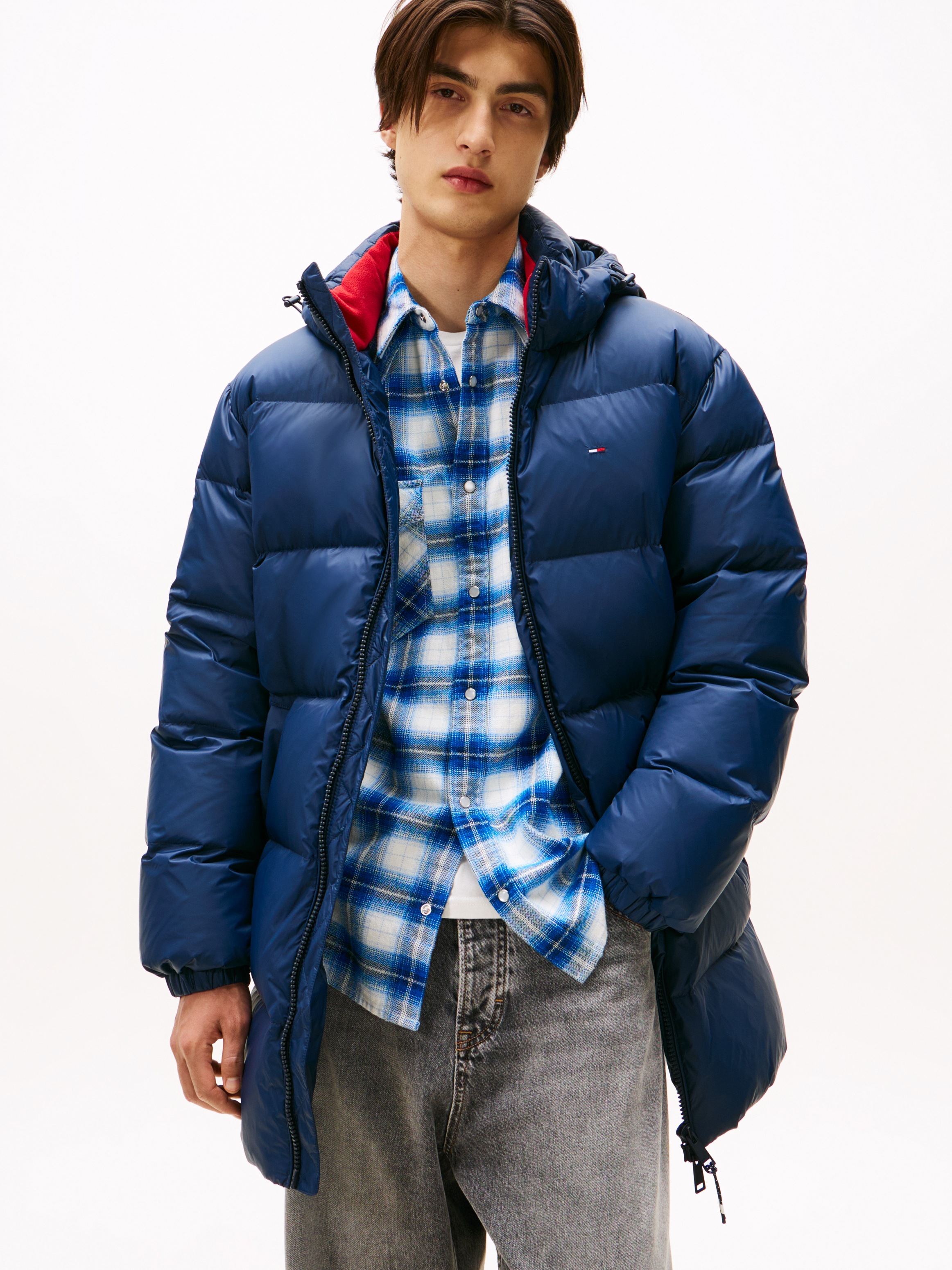 Tommy Jeans Steppjacke "TJM ESSENTIAL DOWN PARKA" mit Kapuze Daunenjacke, Ü günstig online kaufen