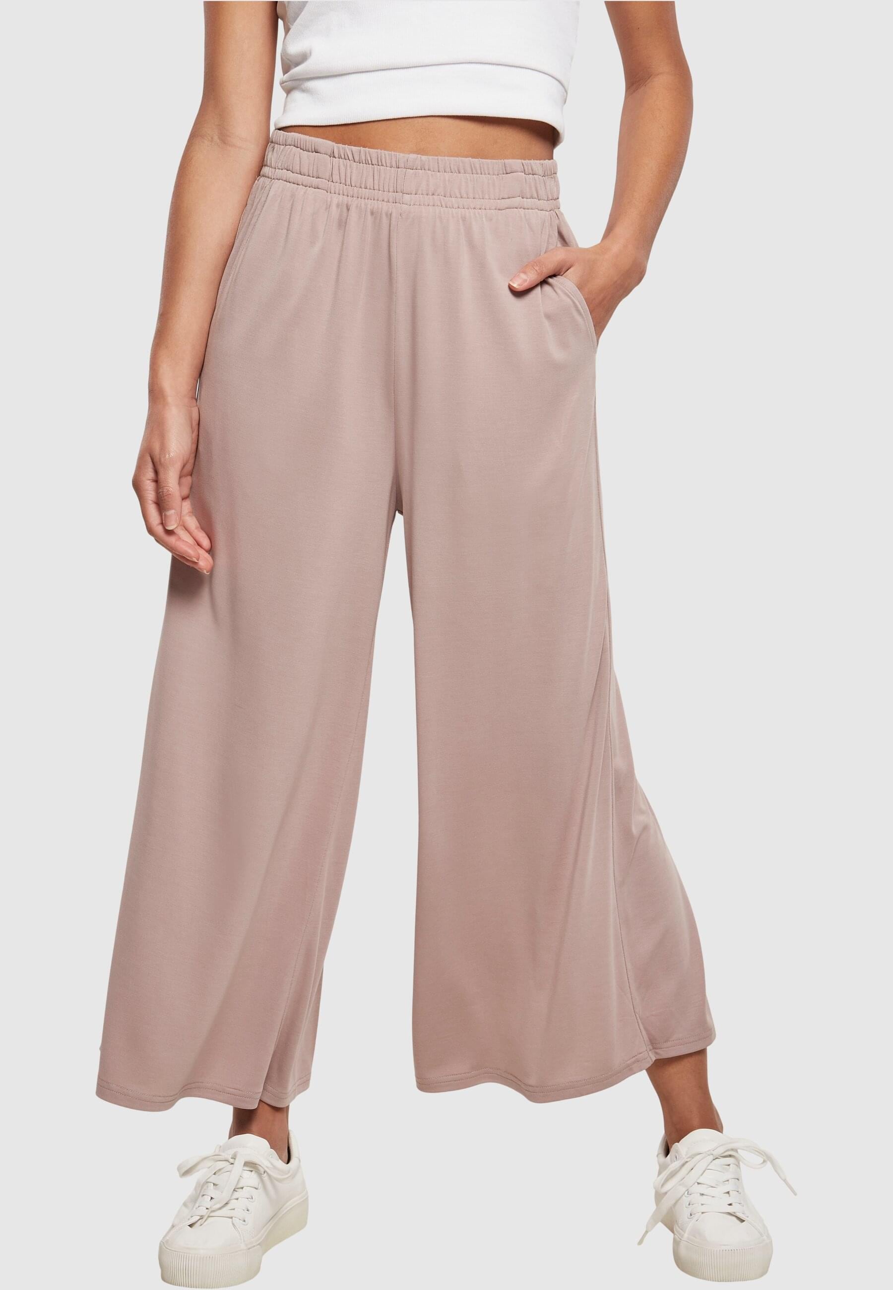 URBAN CLASSICS Bequeme Jeans »Urban Classics Damen Ladies Modal Culotte«, (1 tlg.)