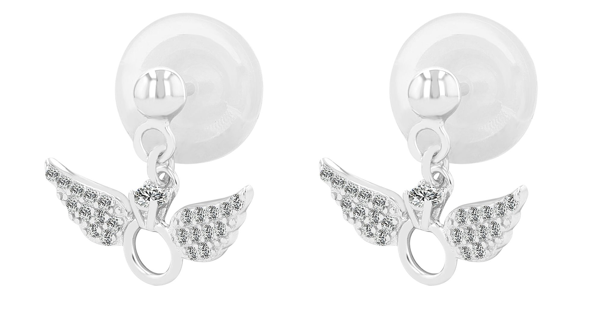 Adelia´s Paar Ohrhänger "Damen Ohrringe – Ohrstecker aus 925 Silber mit Zir günstig online kaufen