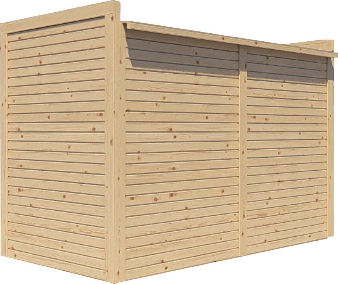 KONIFERA Fahrradbox »Bike Box«, (Komplett-Set), aus Fichte, BxTxH: 207x103x143 cm