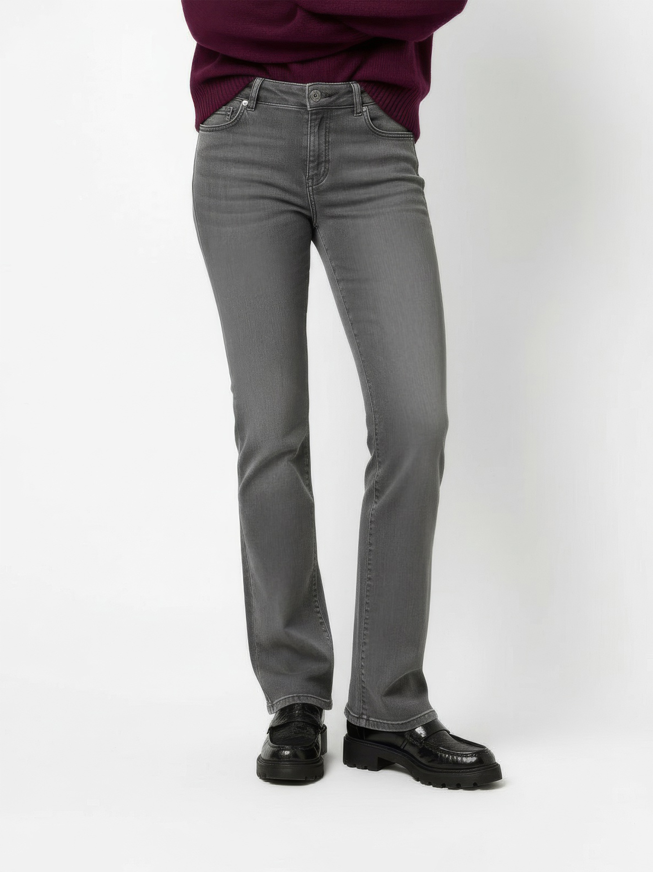 TONI Bootcut-Jeans "Jeans Perfect Shape Bootcut" Slim-Fit in elastischem Ma günstig online kaufen