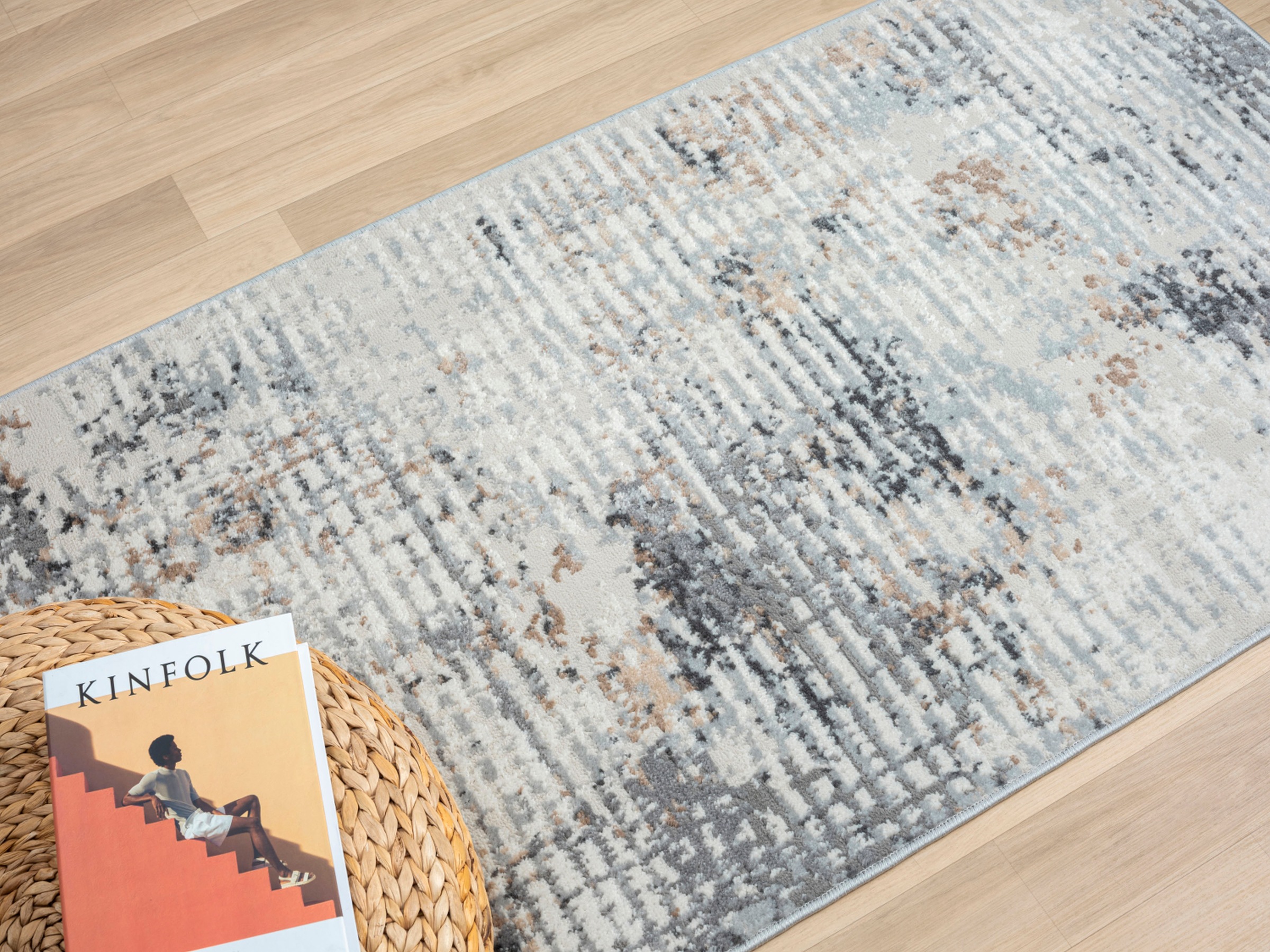 Myflair Möbel & Accessoires Teppich »My Joy Lagerräumung«, rechteckig, 8 mm Höhe, Kurzflor, Scandi-Design, besonders weich durch Microfaser