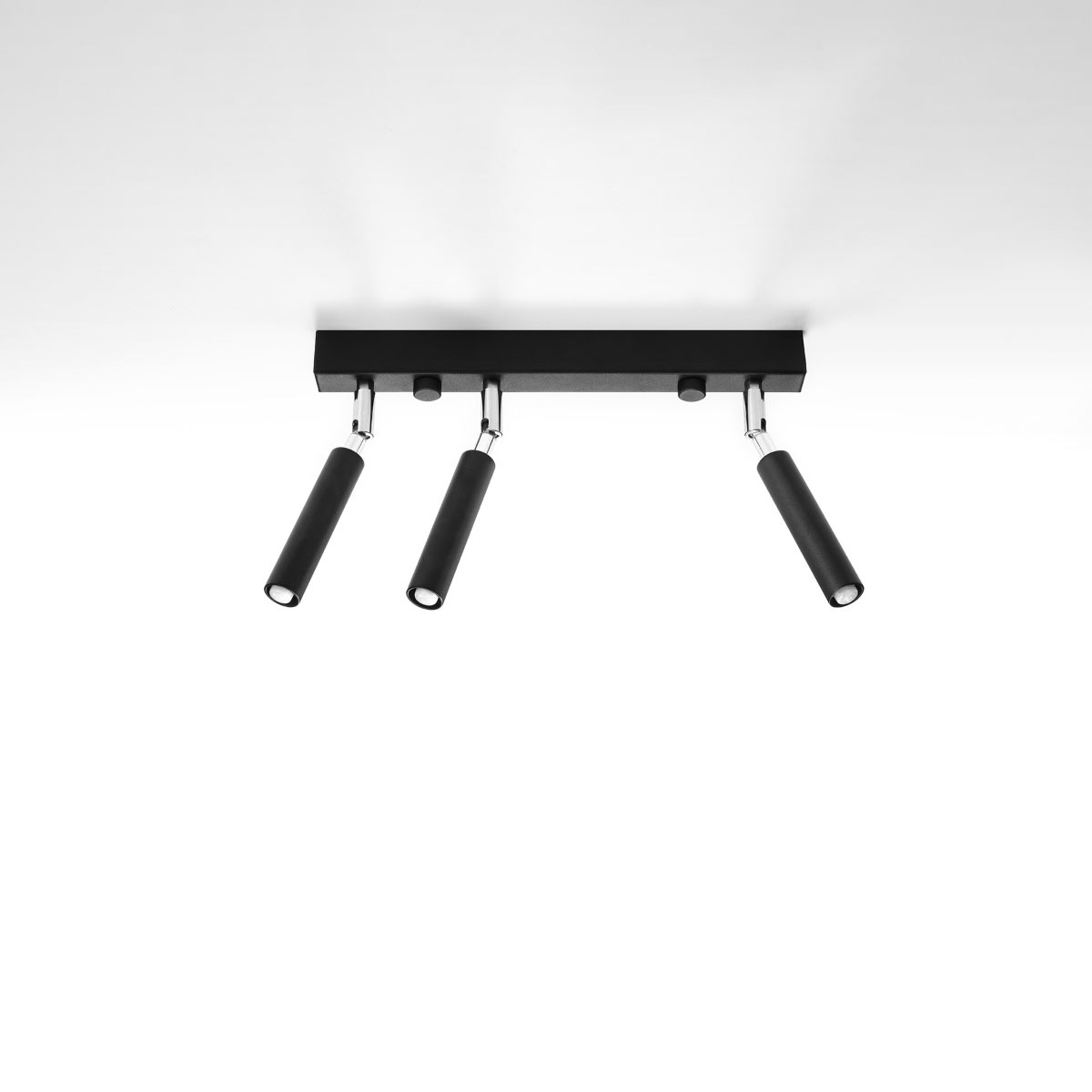SOLLUX lighting Deckenleuchte »EYETECH«, 3 flammig, Leuchtmittel G9 | ohne Leuchtmittel, beweglicher Lampenschirm