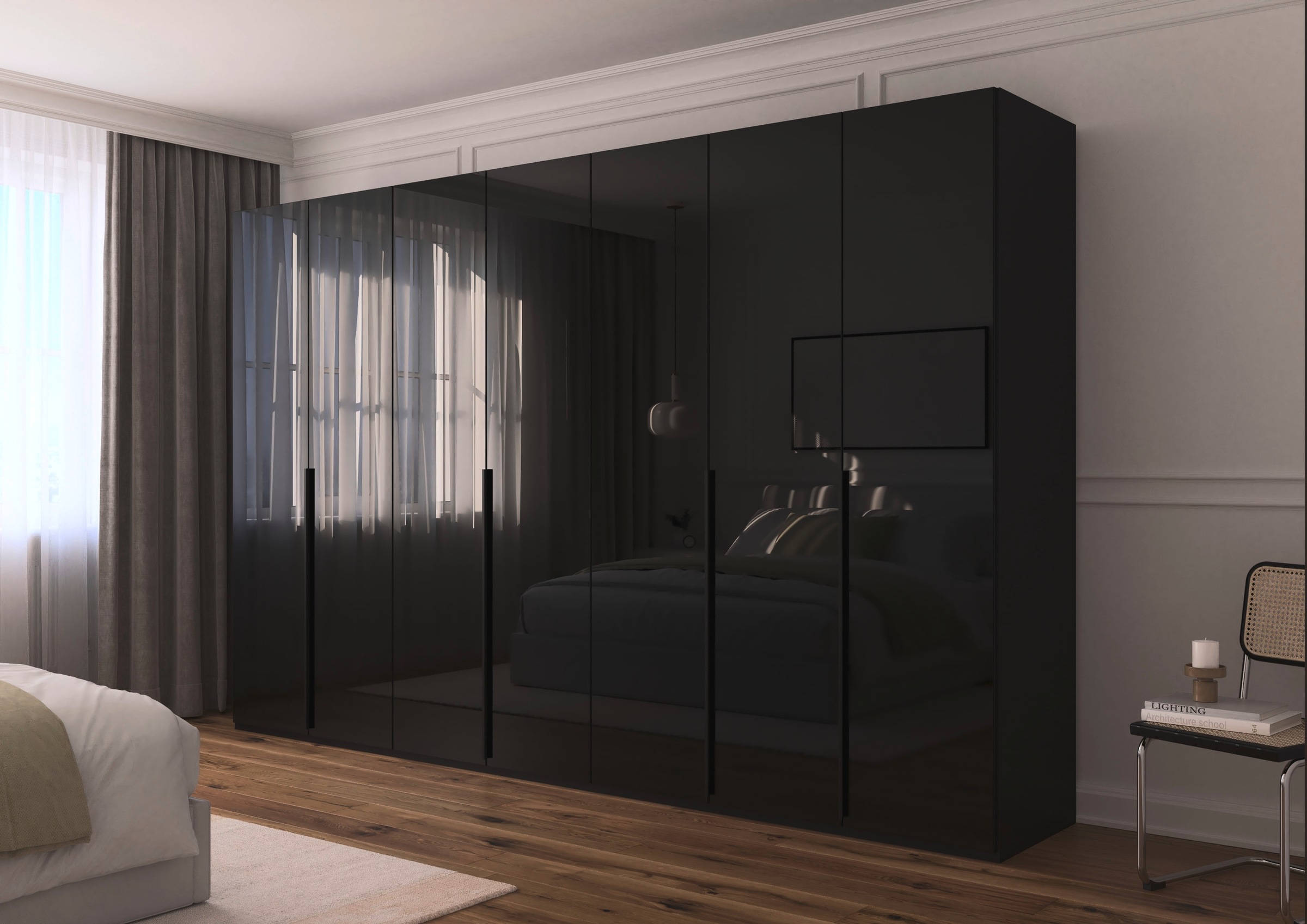 Thumbnail - rauch Drehtürenschrank "Kleiderschrank Schrank Garderobe Wäscheschrank BESTSELLER MONTCLAR" 3 Ausstattungen BASIC/CLASSI...