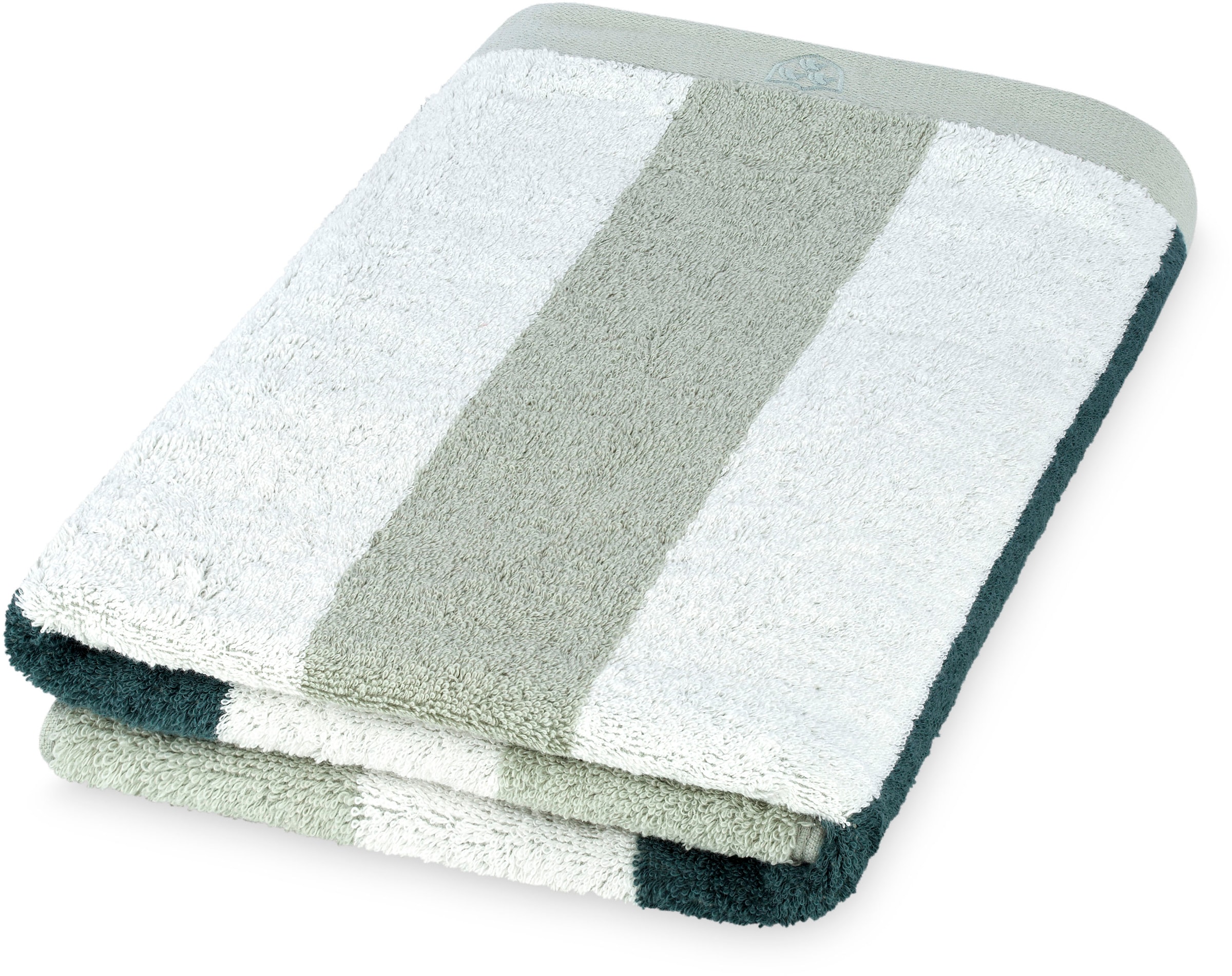 ROSS Duschtuch »Doubleface, Streifen/Uni« aus feinster Baumwolle