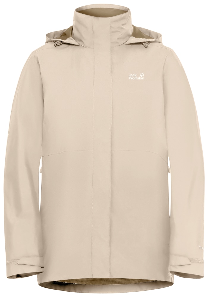 Jack Wolfskin 3-in-1-Funktionsmantel »ROTWAND 3IN1 JKT W« wasserdichte Außenjacke, wärmende Innenjacke