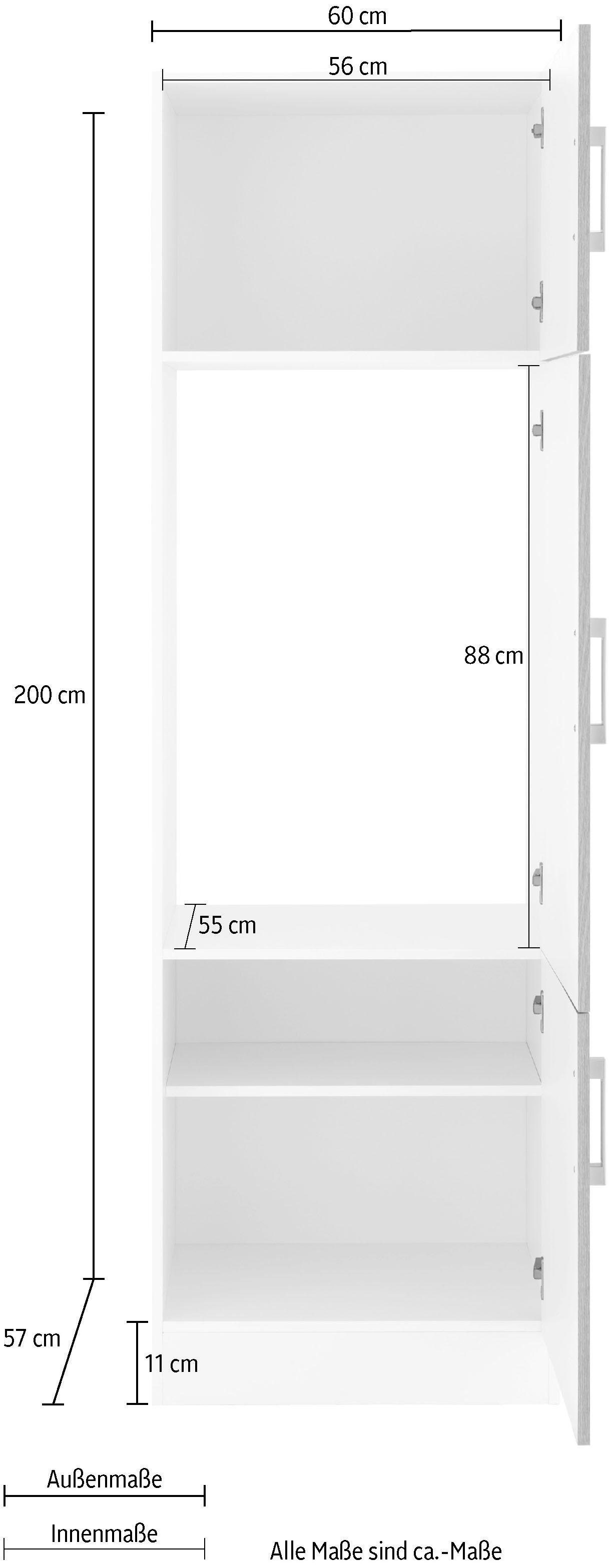 HELD MÖBEL Kühlumbauschrank »Gera«, Breite 60 cm