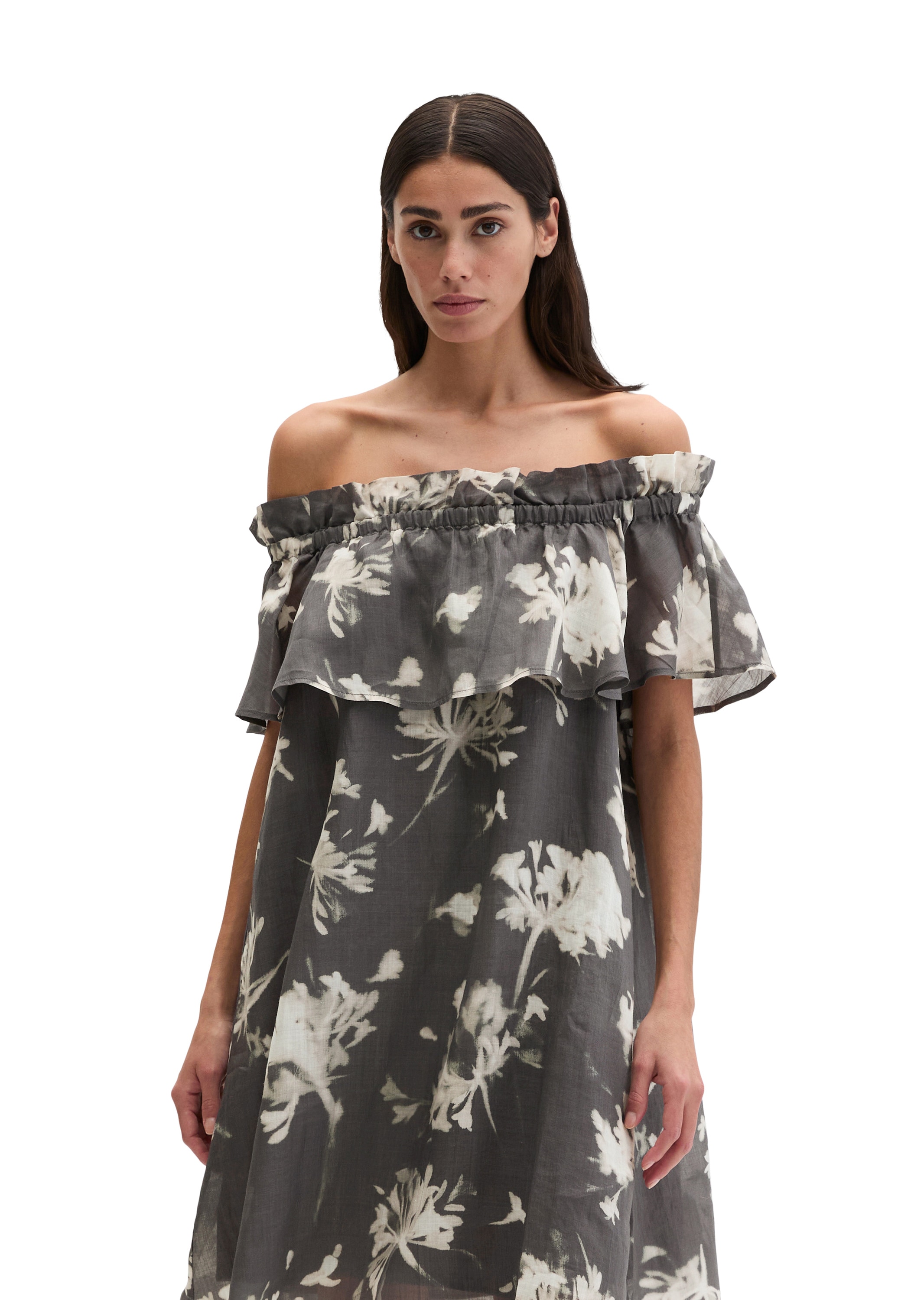 Marc OPolo Druckkleid "aus weicher Ramiefaser"
