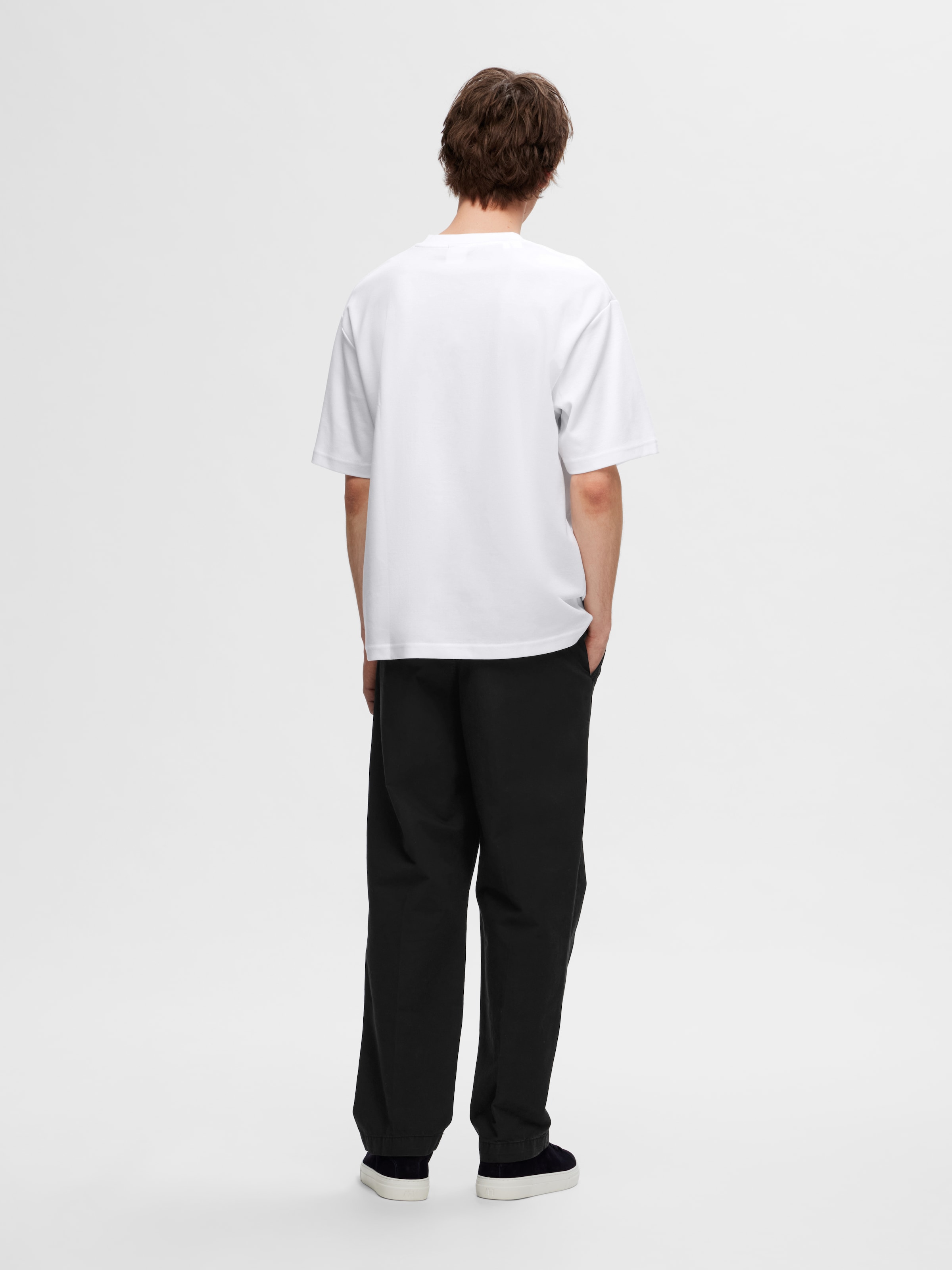 SELECTED HOMME Rundhalsshirt »SLHLOOSEOSCAR SS O-NECK TEE 3 PACK NOOS«, (Packung, 3 tlg.)