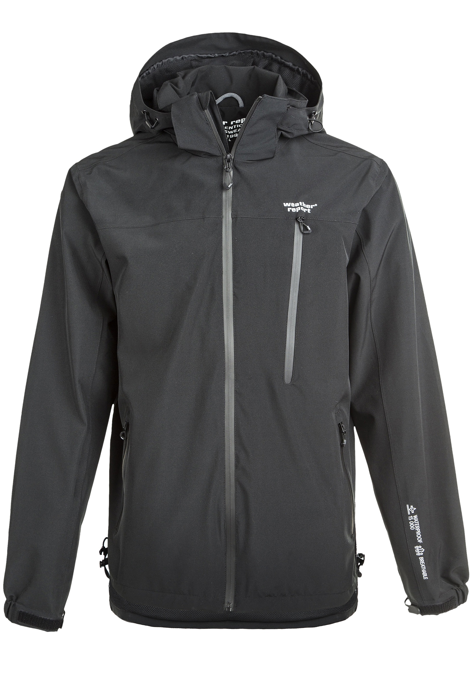 Thumbnail - WEATHER REPORT Outdoorjacke "DELTON W-PRO15000" ist atmungsaktiv, wasser- und winddicht