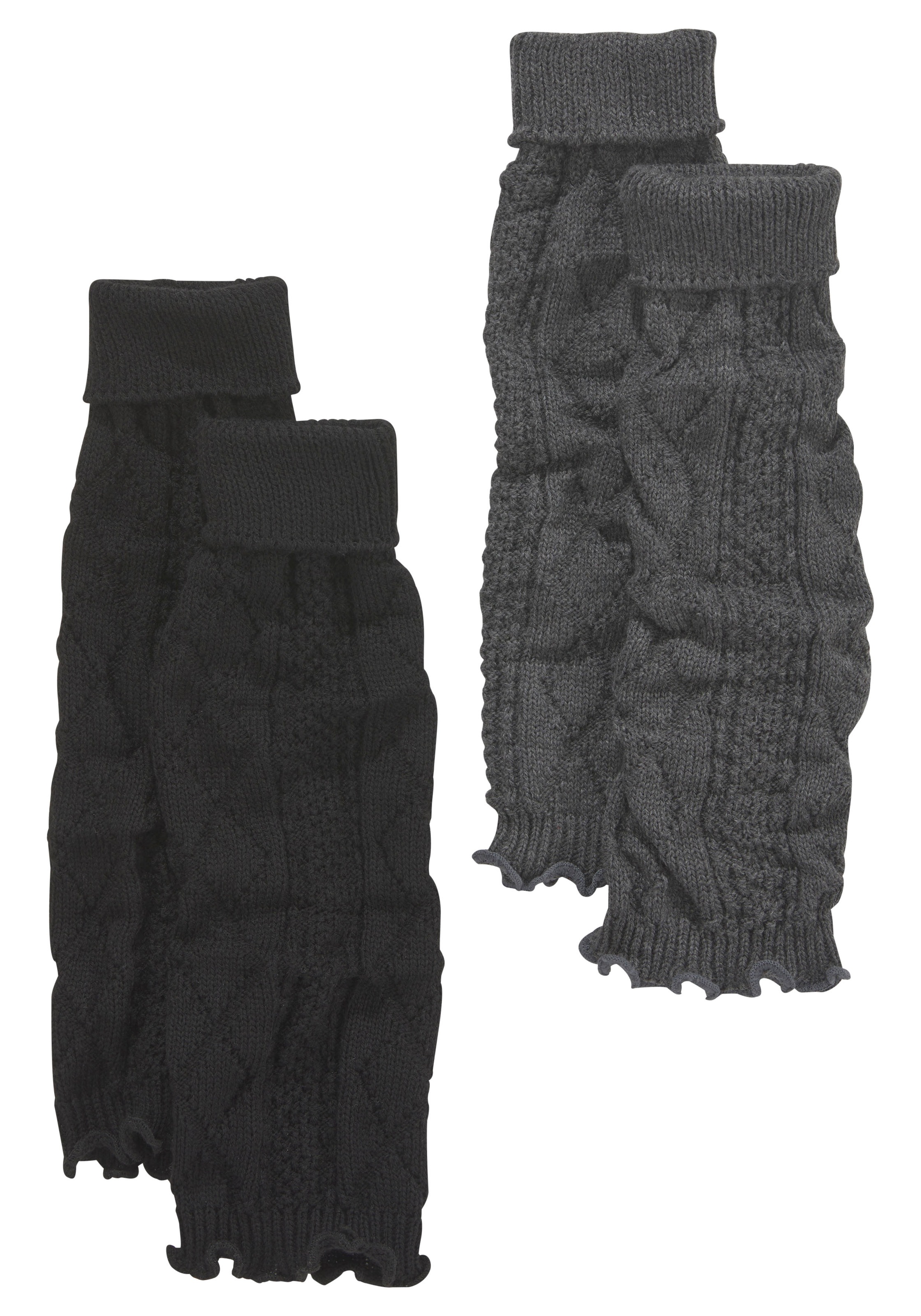 Lavana Stulpensocken Packung, 2 Stk. tlg. mit Zopfstrickmuster günstig online kaufen