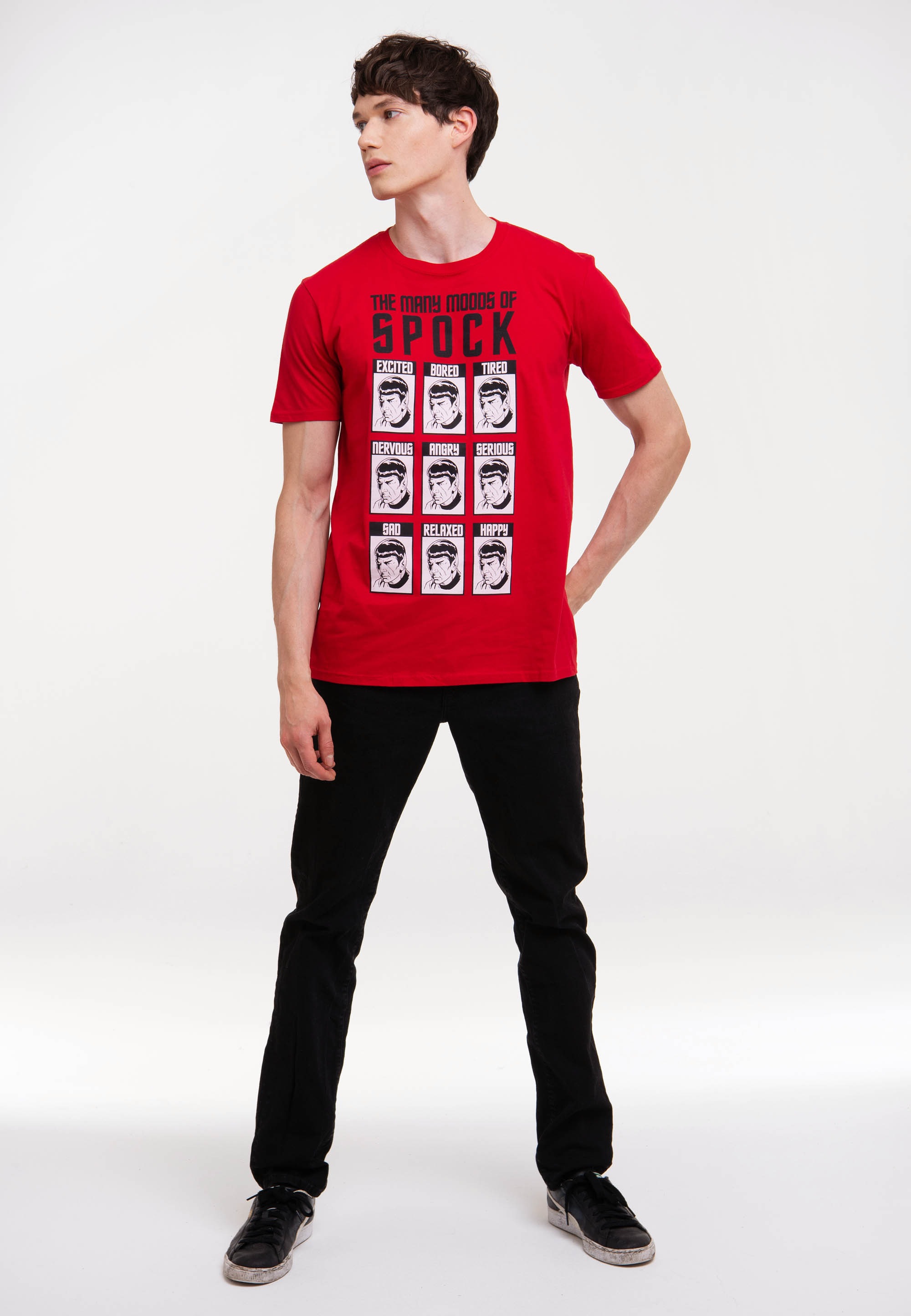 LOGOSHIRT T-Shirt "Star Trek", mit Spock-Print günstig online kaufen