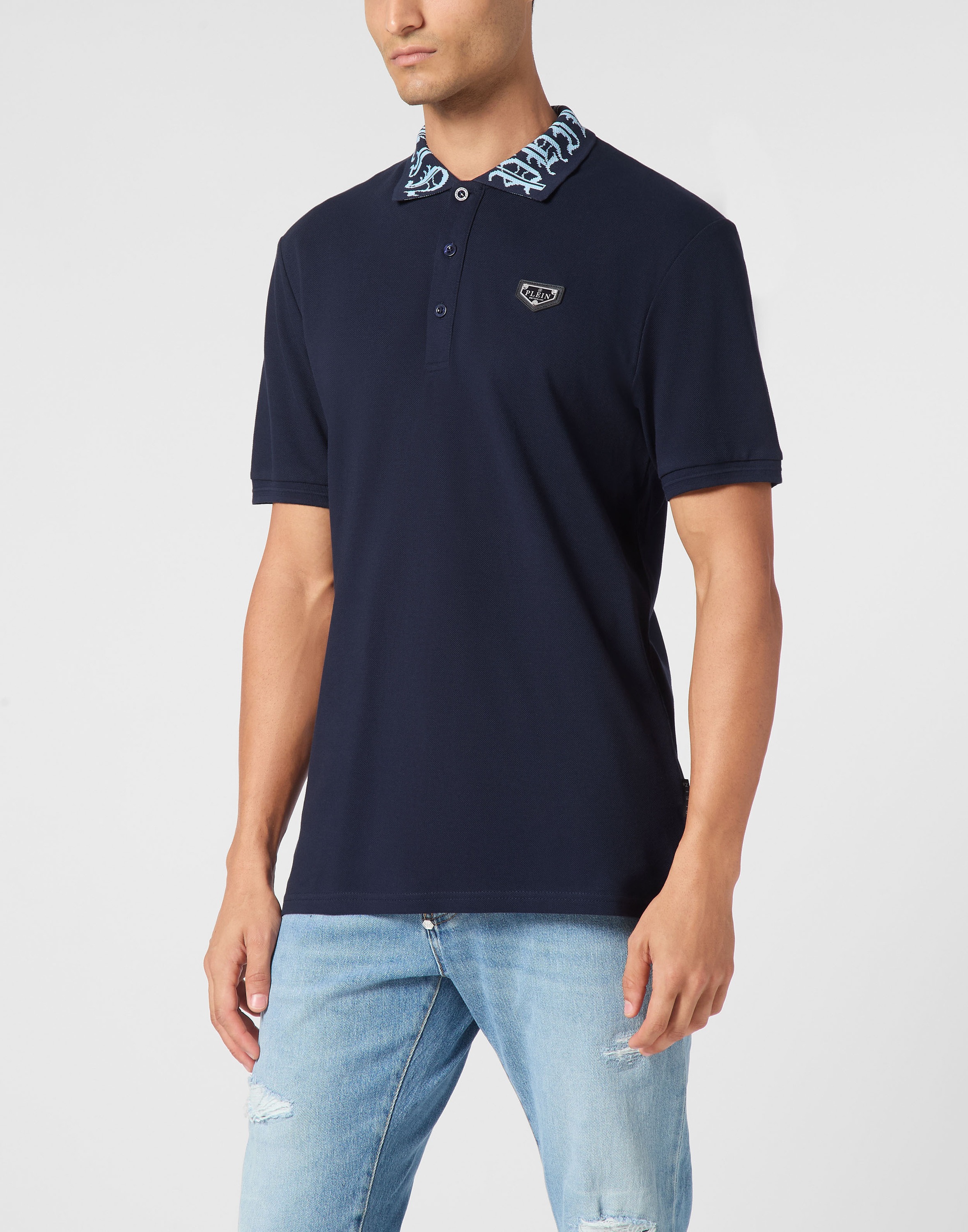 PHILIPP PLEIN Poloshirt "Gothic Plein" günstig online kaufen