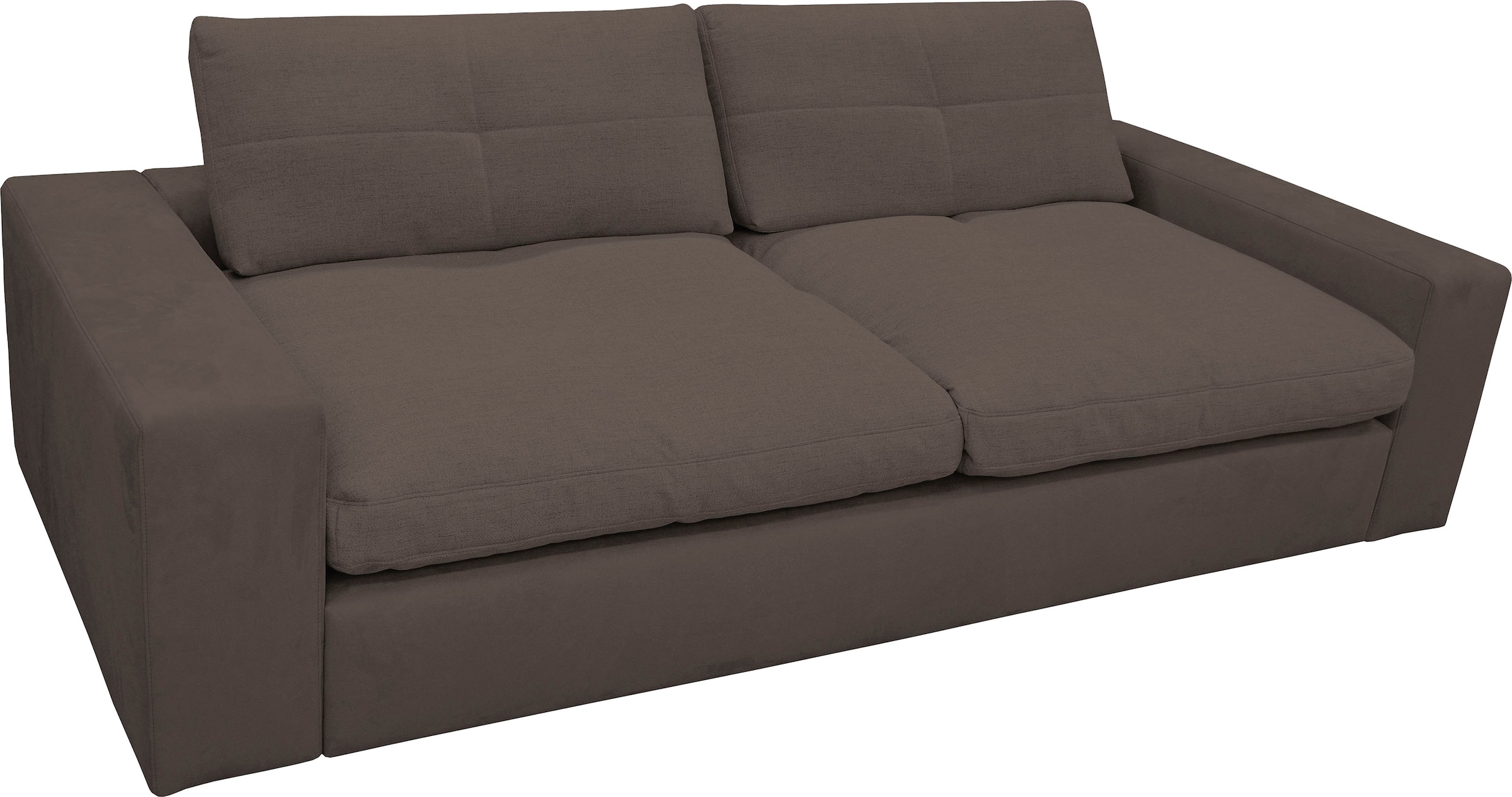 alina Big-Sofa "Sandy", in Cord, mit losen Sitz und Rückenkissen