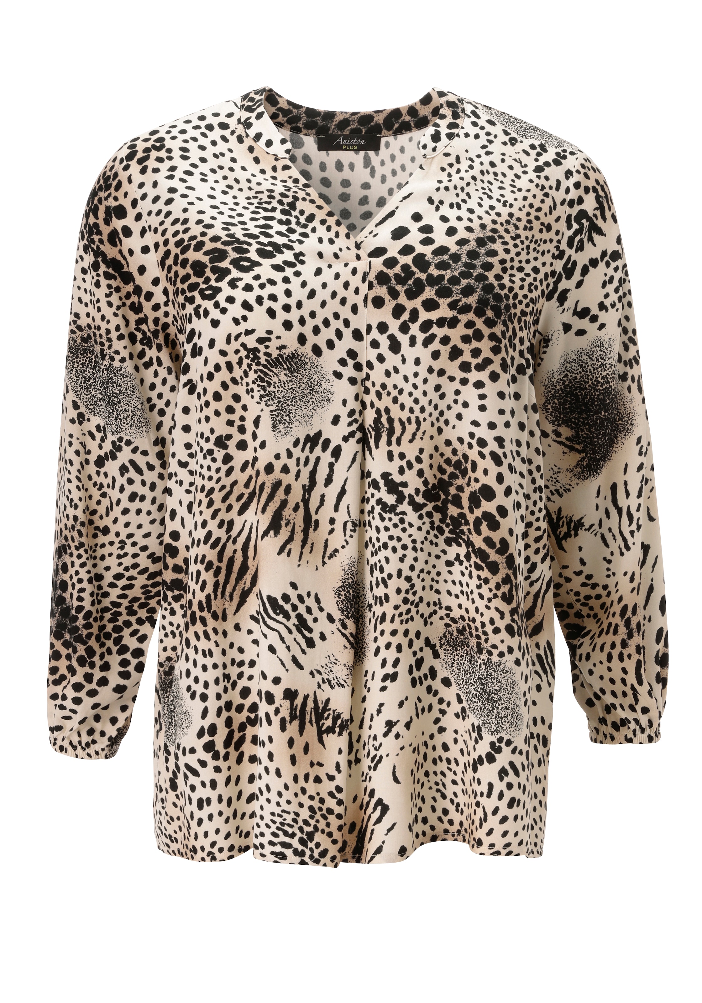 Aniston PLUS Schlupfbluse in trendigem Animalprint  - NEUE KOLLEKTION
