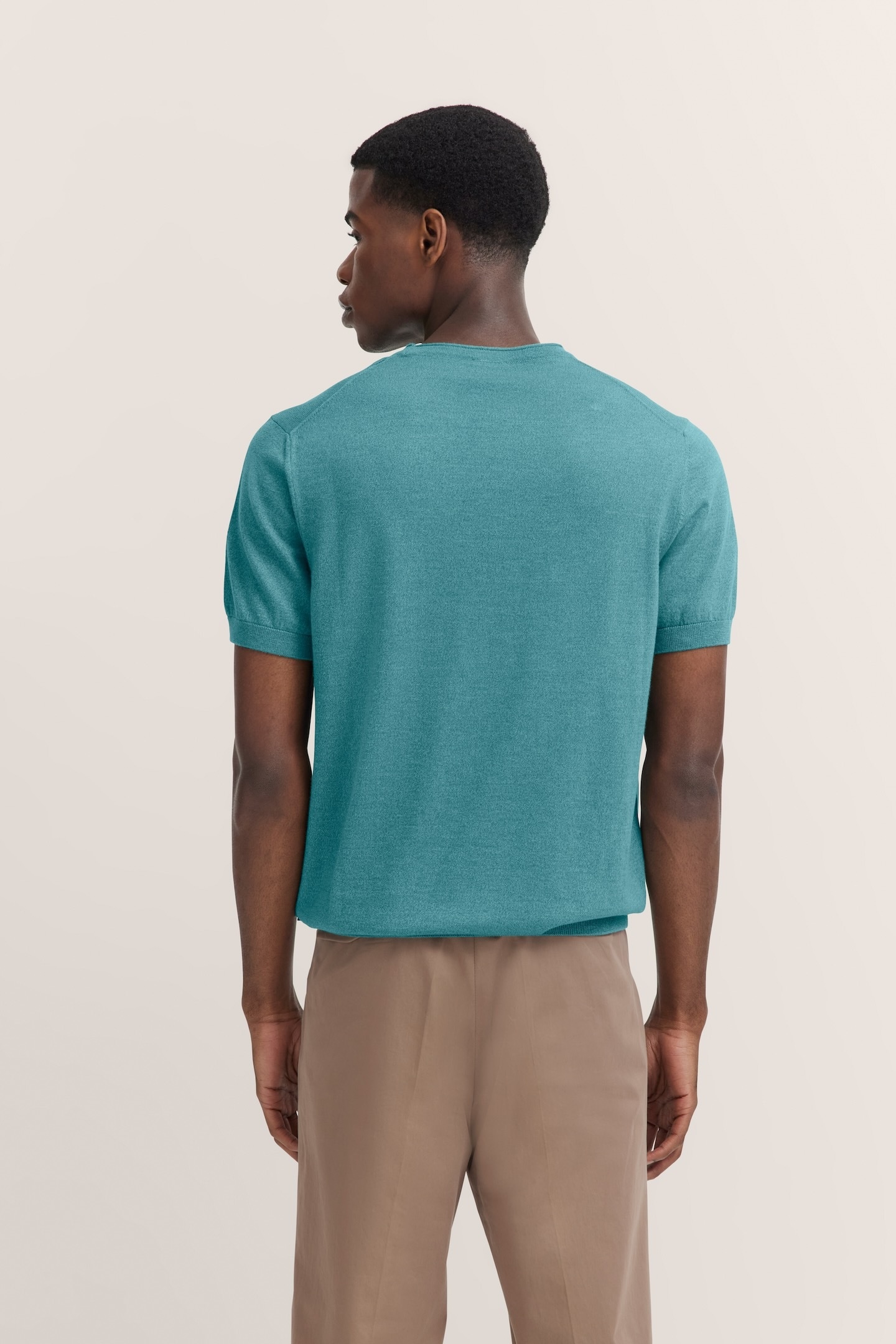 bugatti T-Shirt, mit Rippenbündchen