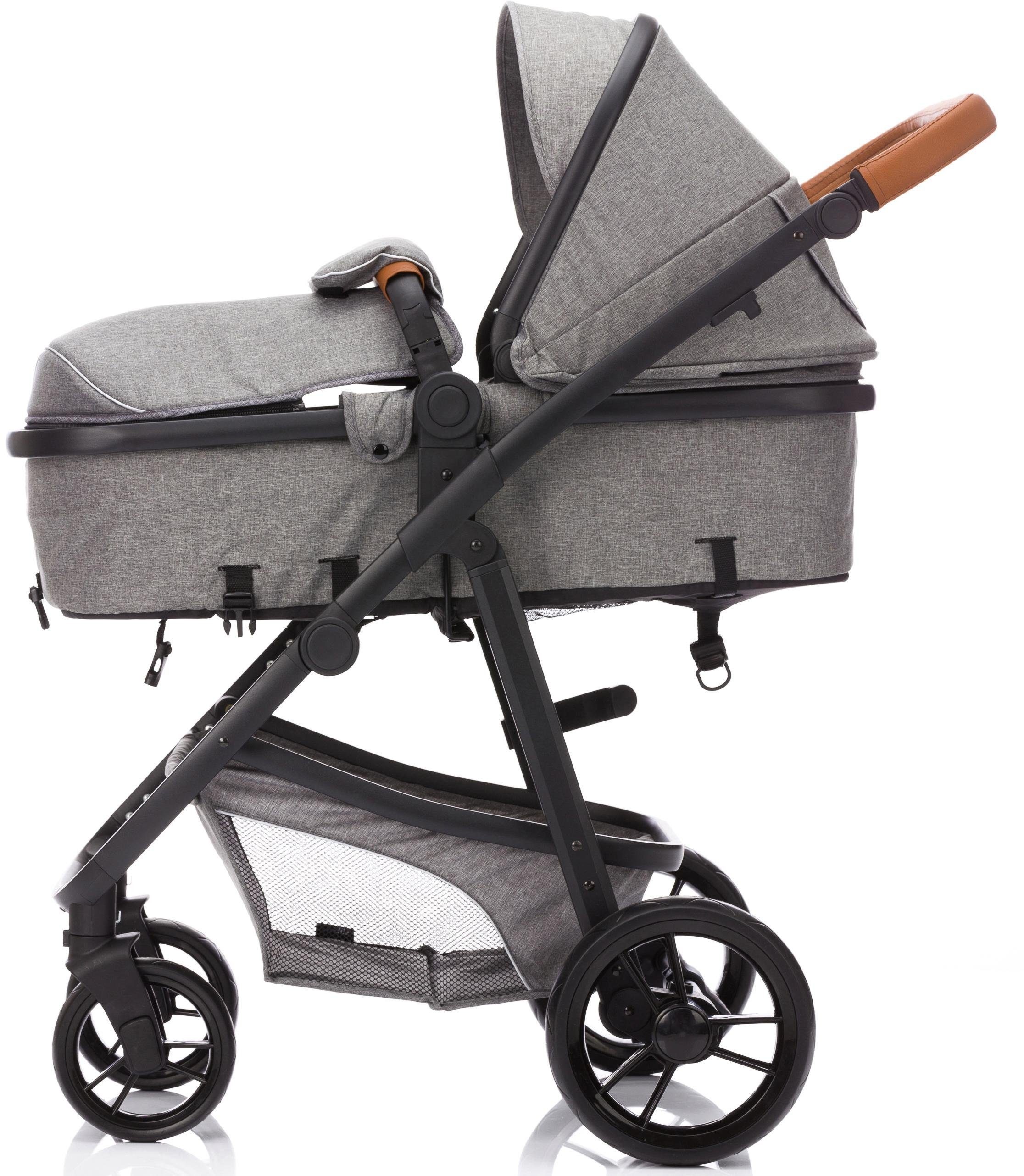 Fillikid Kombi-Kinderwagen »Panther, hellgrau«, 22 kg