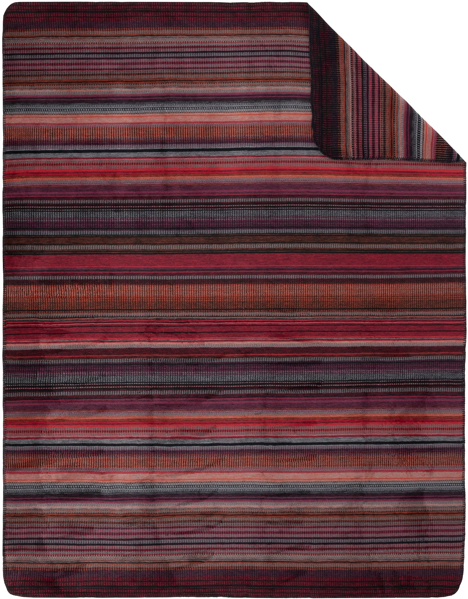IBENA Wohndecke »Jacquard Decke Guntur«, mit bunten Streifen